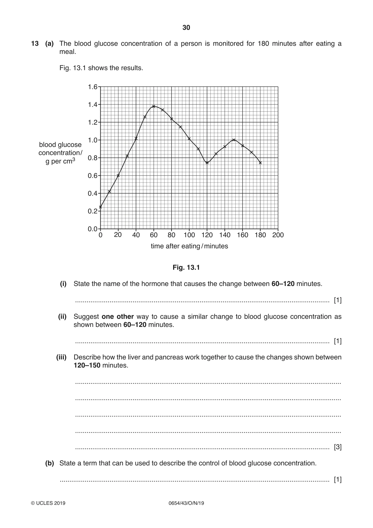 Cambridge IGCSE Sciences - Co-ordinated (Double) 0654 2019 Oct/Nov Paper 4 · Variant 3 question paper, page 30 of 32