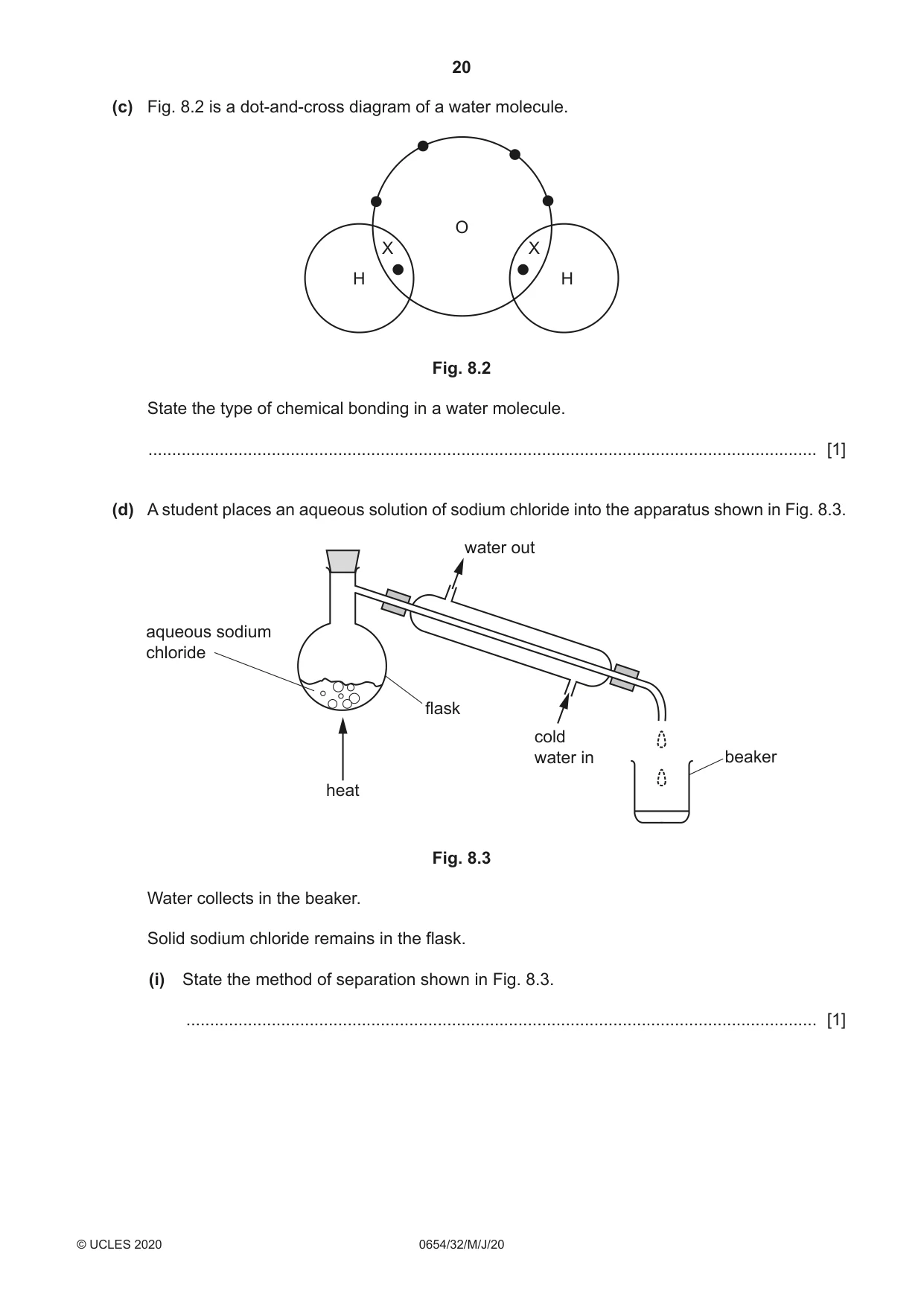 Cambridge IGCSE Sciences - Co-ordinated (Double) 0654 2020 May/June Paper 3 · Variant 2 question paper, page 20 of 32
