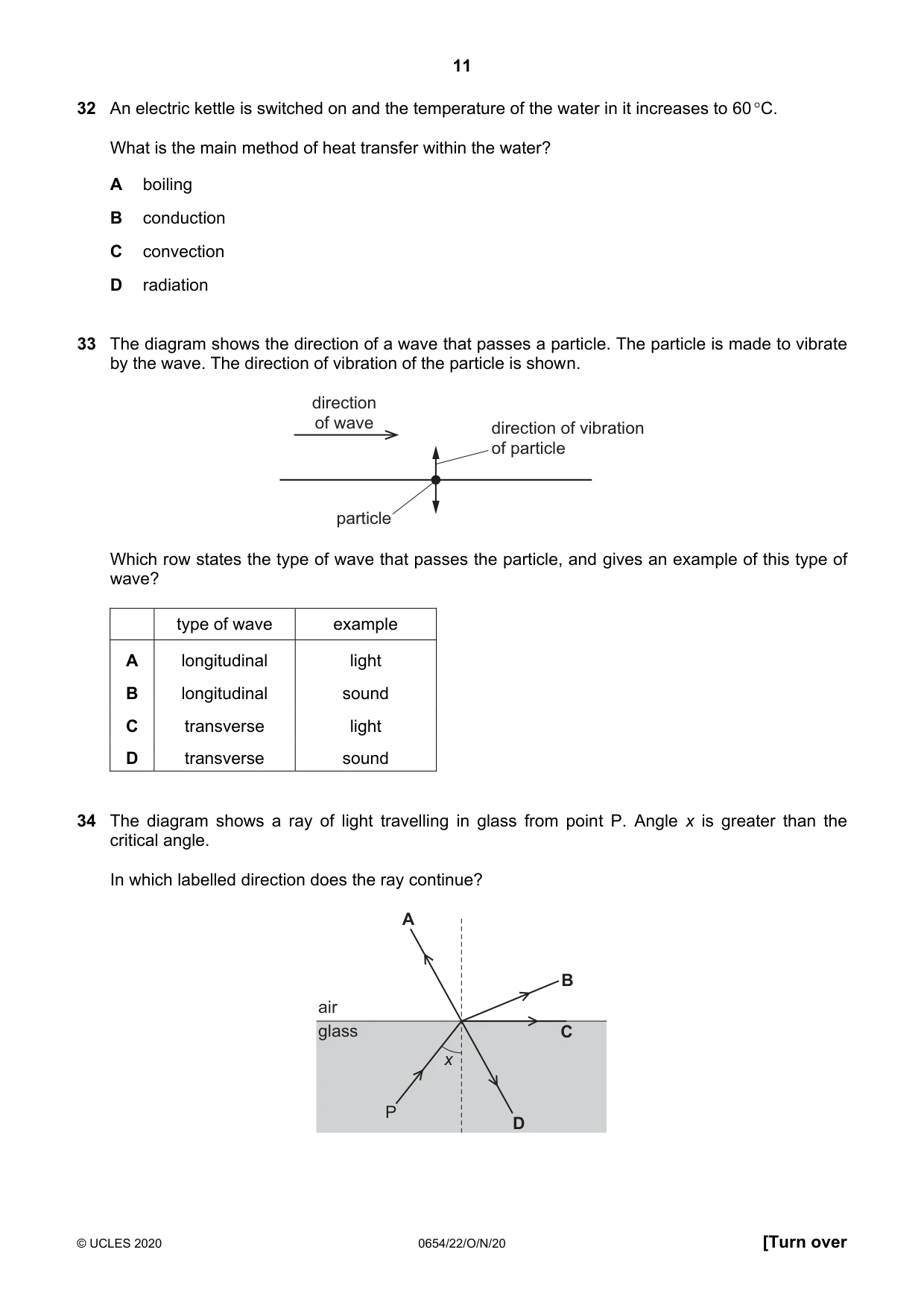 Cambridge IGCSE Sciences - Co-ordinated (Double) 0654 2020 Oct/Nov Paper 2 · Variant 2 question paper, page 11 of 16
