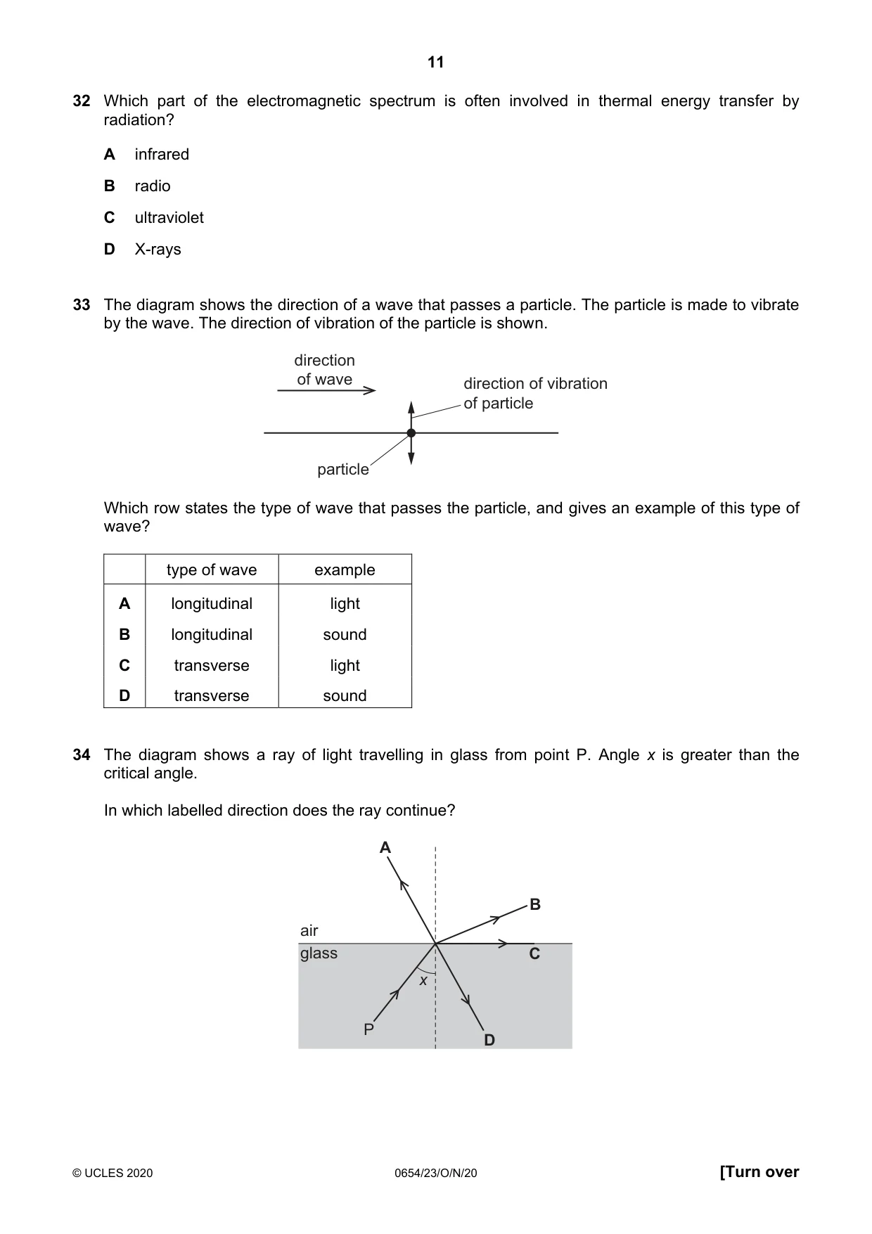 Cambridge IGCSE Sciences - Co-ordinated (Double) 0654 2020 Oct/Nov Paper 2 · Variant 3 question paper, page 11 of 16