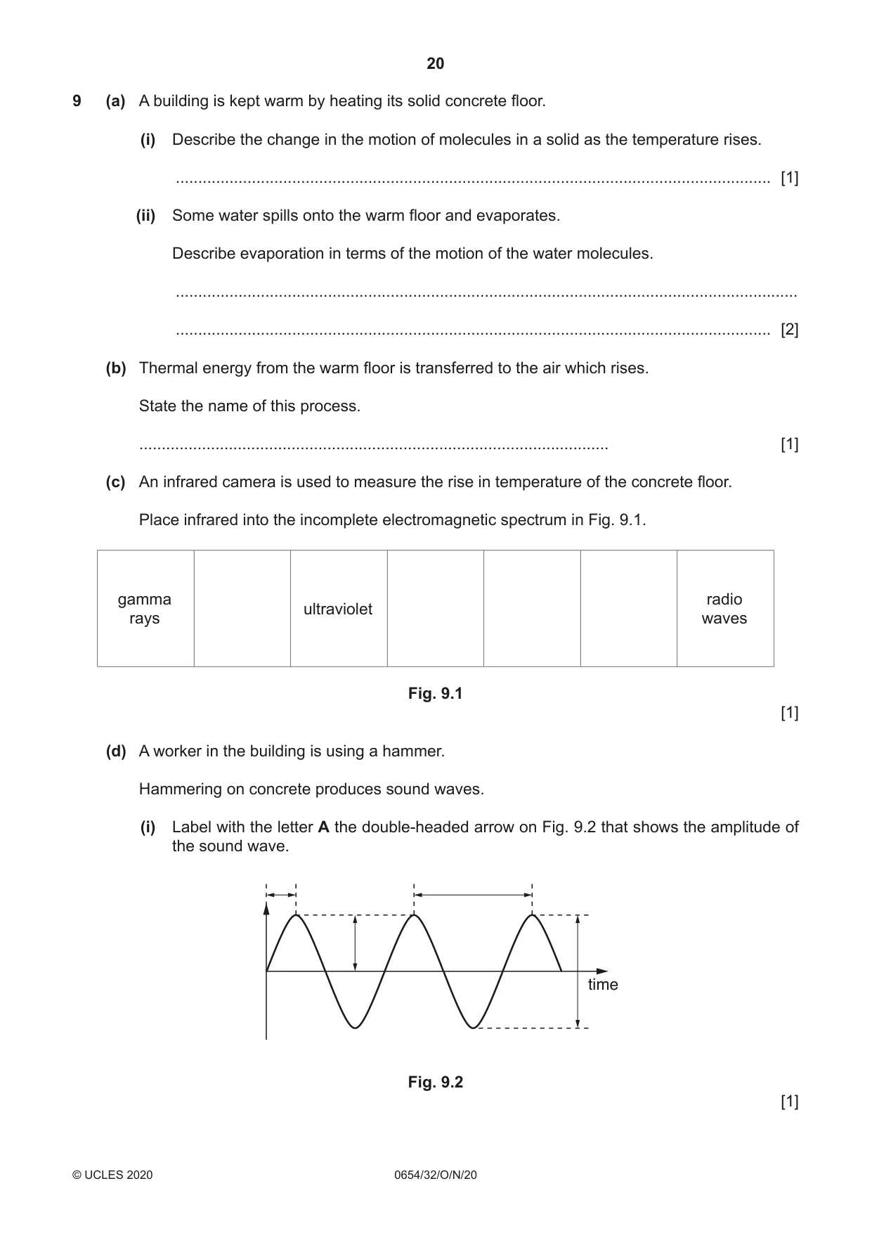 Cambridge IGCSE Sciences - Co-ordinated (Double) 0654 2020 Oct/Nov Paper 3 · Variant 2 question paper, page 20 of 32