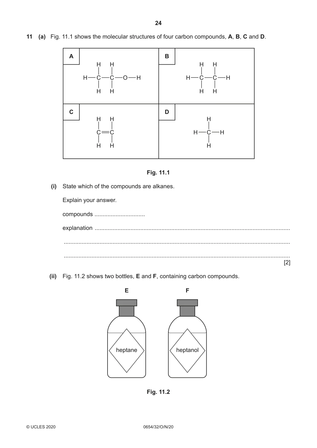 Cambridge IGCSE Sciences - Co-ordinated (Double) 0654 2020 Oct/Nov Paper 3 · Variant 2 question paper, page 24 of 32