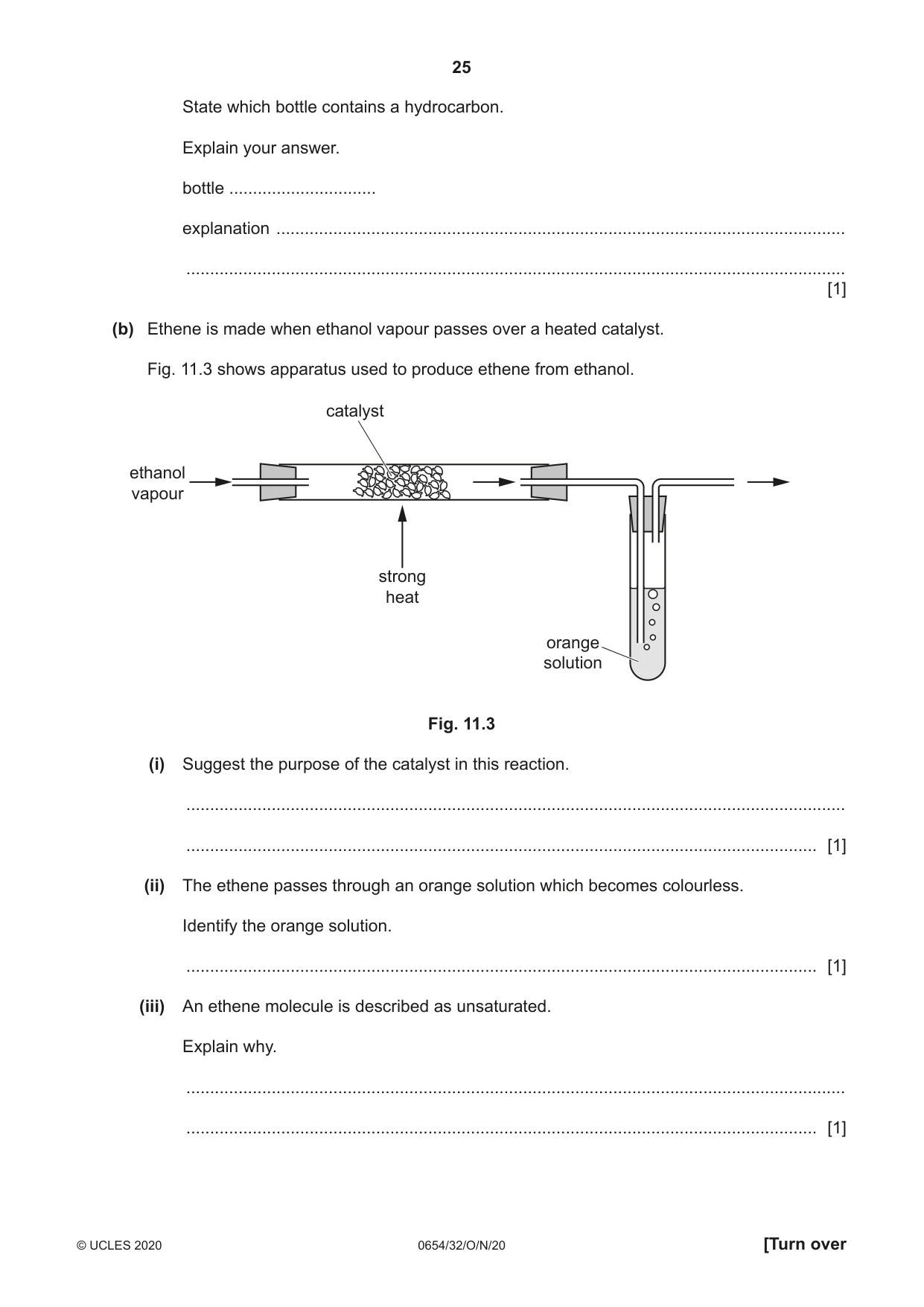 Cambridge IGCSE Sciences - Co-ordinated (Double) 0654 2020 Oct/Nov Paper 3 · Variant 2 question paper, page 25 of 32