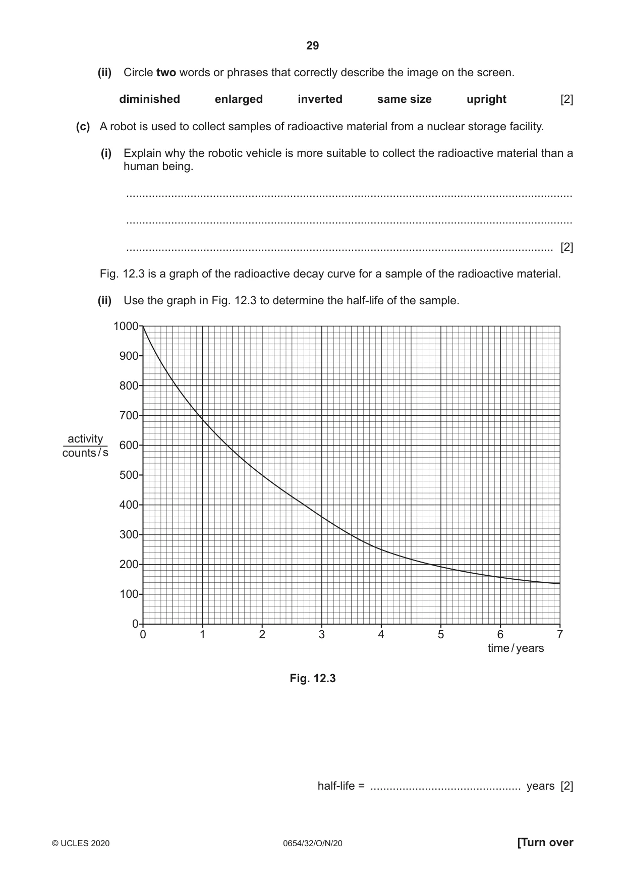 Cambridge IGCSE Sciences - Co-ordinated (Double) 0654 2020 Oct/Nov Paper 3 · Variant 2 question paper, page 29 of 32