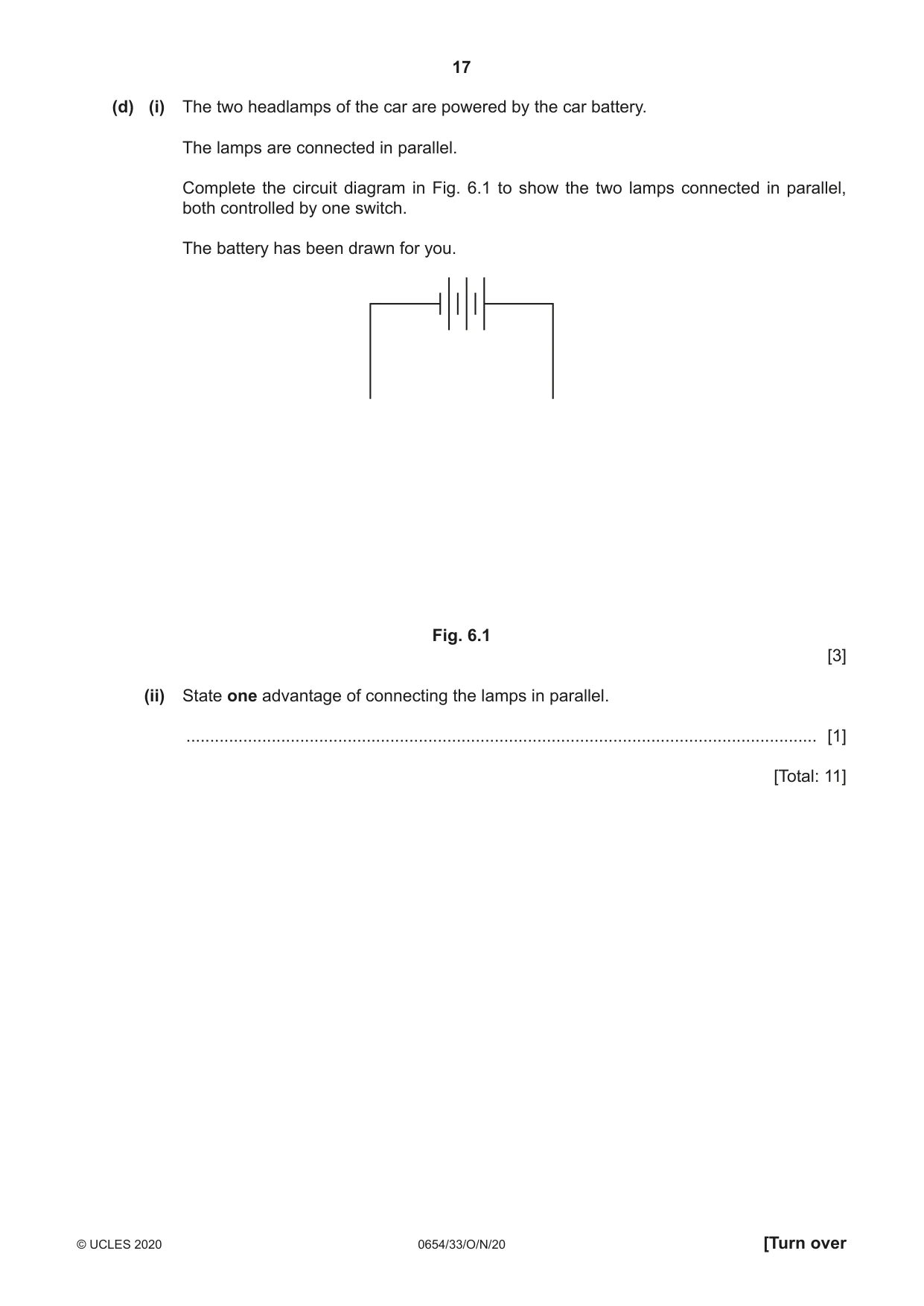 Cambridge IGCSE Sciences - Co-ordinated (Double) 0654 2020 Oct/Nov Paper 3 · Variant 3 question paper, page 17 of 32