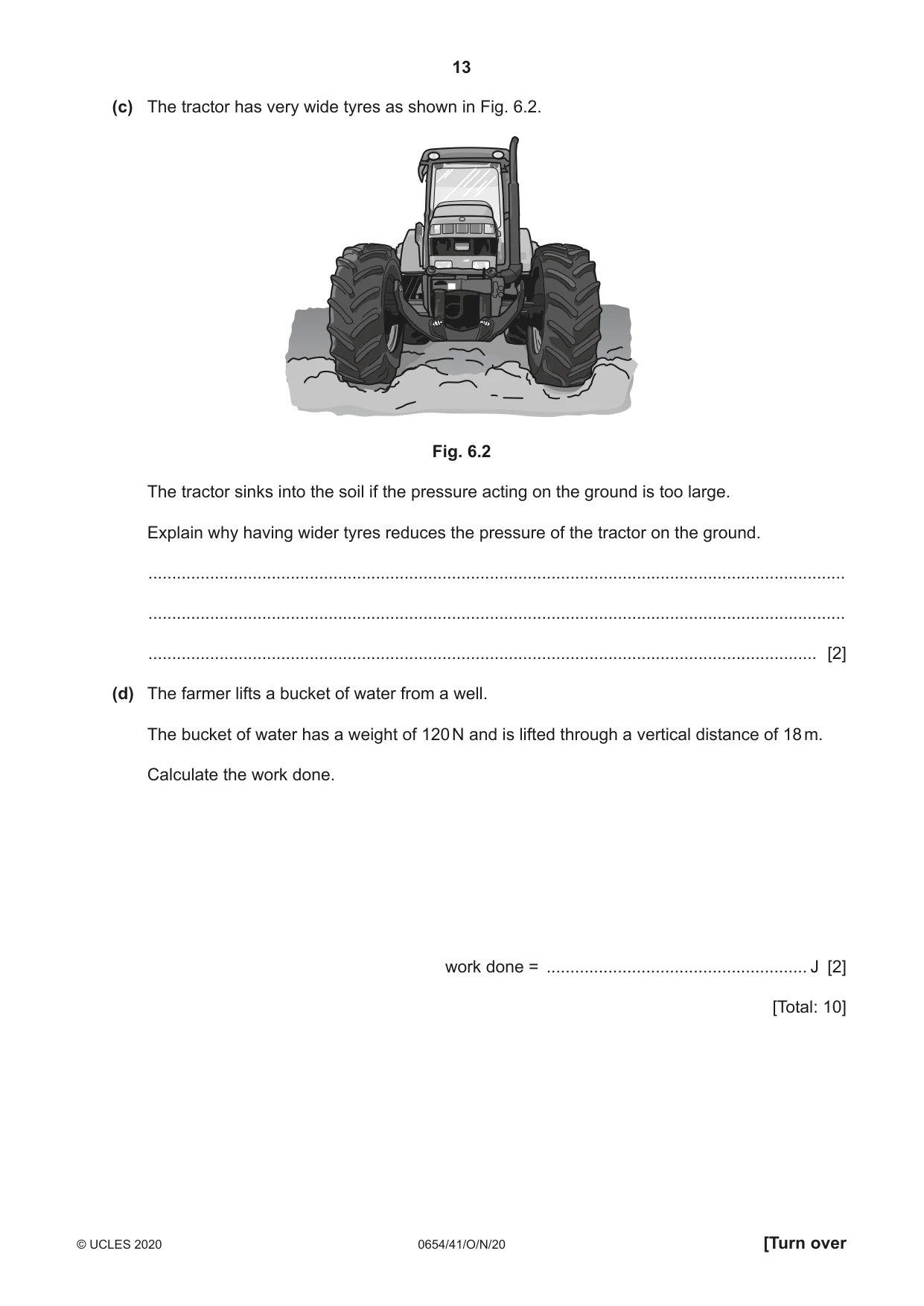 Cambridge IGCSE Sciences - Co-ordinated (Double) 0654 2020 Oct/Nov Paper 4 · Variant 1 question paper, page 13 of 28