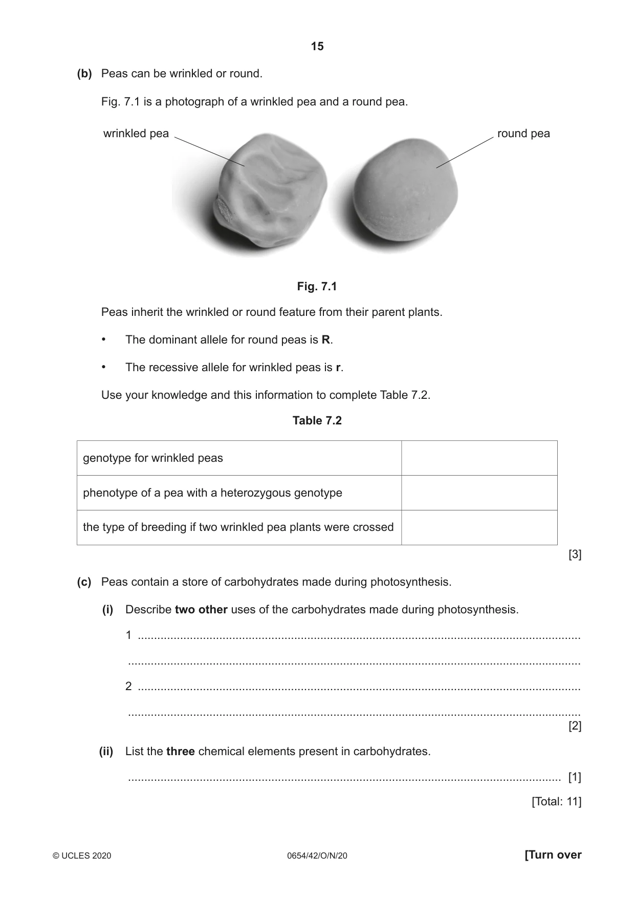 Cambridge IGCSE Sciences - Co-ordinated (Double) 0654 2020 Oct/Nov Paper 4 · Variant 2 question paper, page 15 of 28