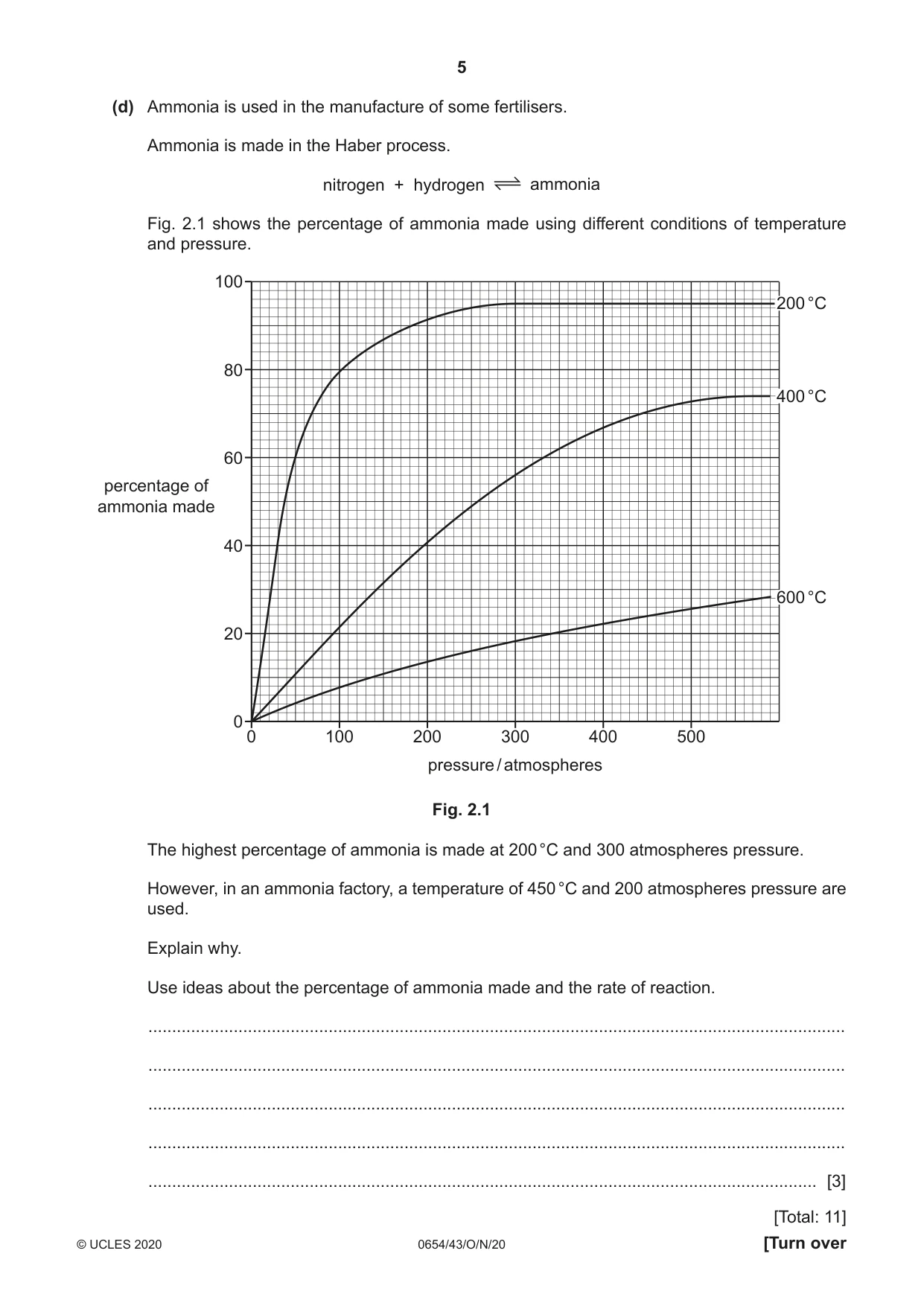 Cambridge IGCSE Sciences - Co-ordinated (Double) 0654 2020 Oct/Nov Paper 4 · Variant 3 question paper, page 5 of 28