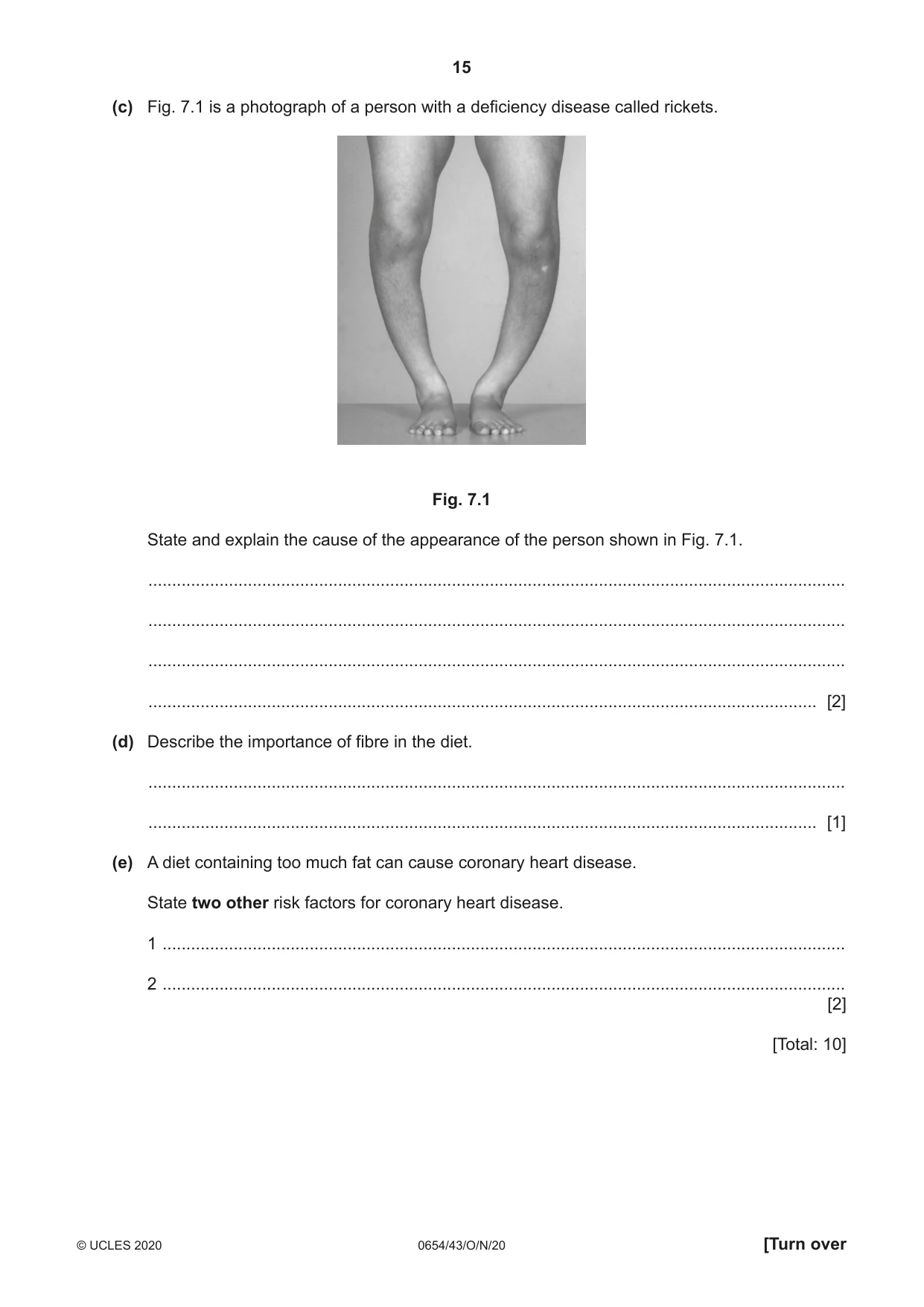Cambridge IGCSE Sciences - Co-ordinated (Double) 0654 2020 Oct/Nov Paper 4 · Variant 3 question paper, page 15 of 28