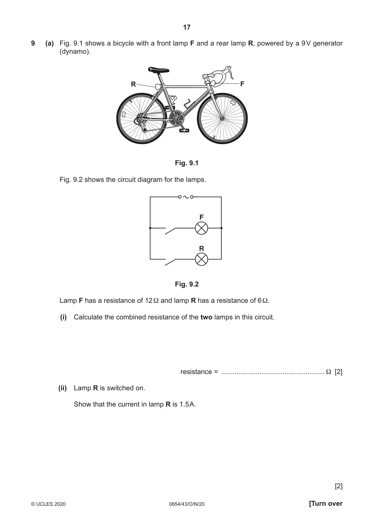 Cambridge IGCSE Sciences - Co-ordinated (Double) 0654 2020 Oct/Nov Paper 4 · Variant 3 question paper, page 17 of 28