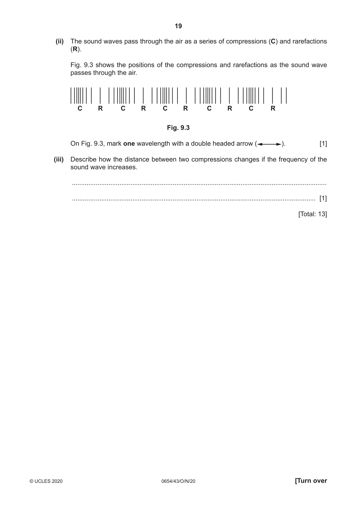 Cambridge IGCSE Sciences - Co-ordinated (Double) 0654 2020 Oct/Nov Paper 4 · Variant 3 question paper, page 19 of 28