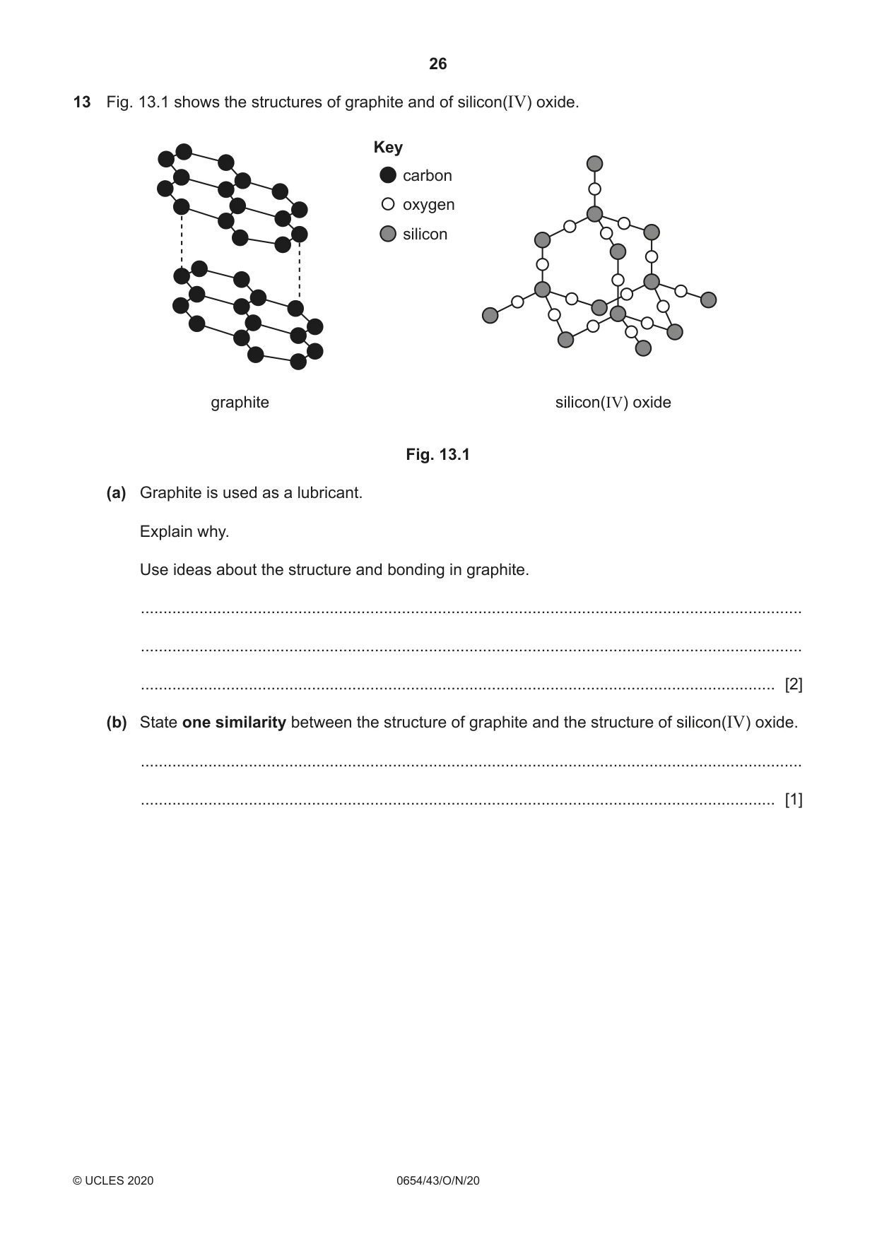 Cambridge IGCSE Sciences - Co-ordinated (Double) 0654 2020 Oct/Nov Paper 4 · Variant 3 question paper, page 26 of 28