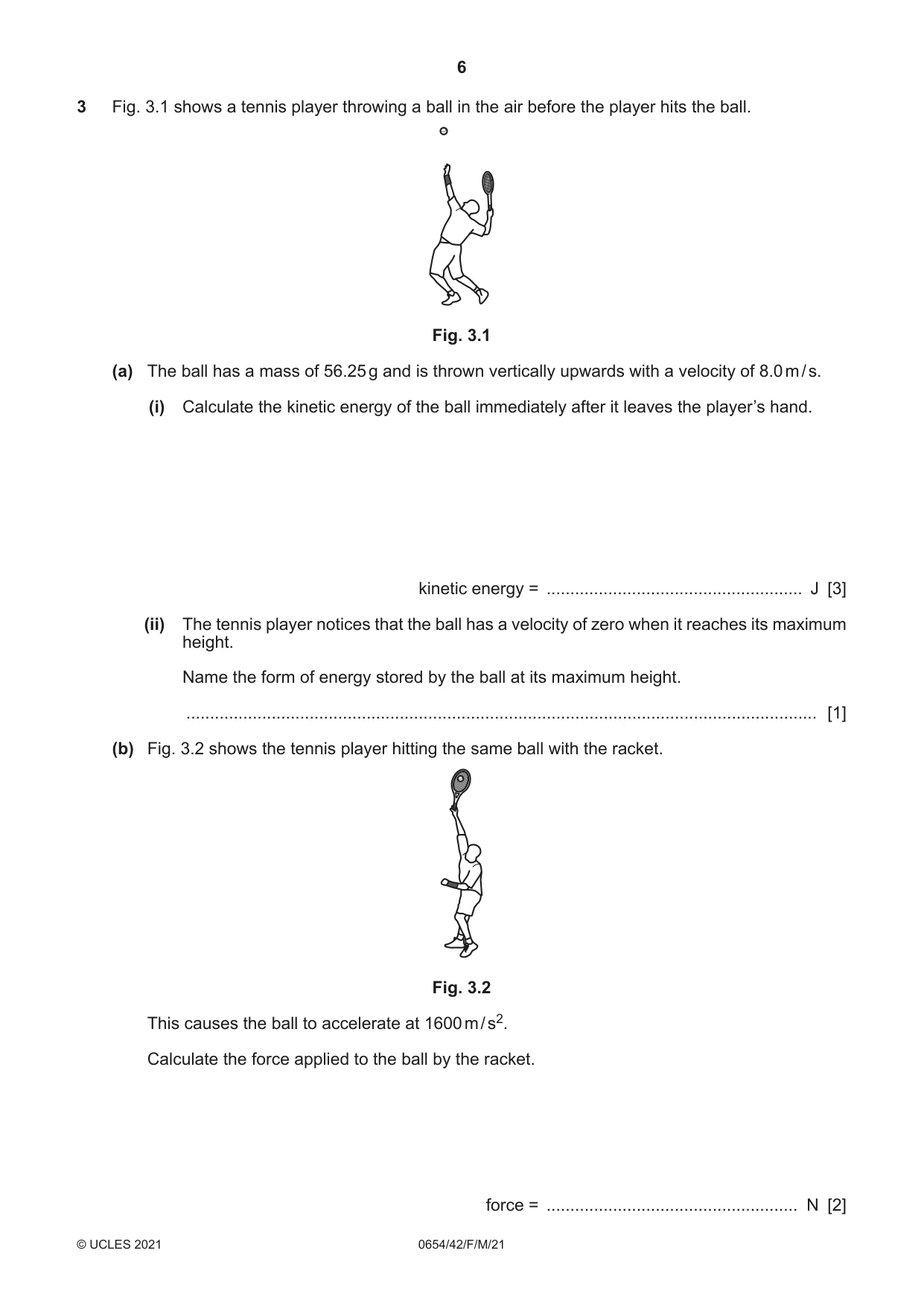 Cambridge IGCSE Sciences - Co-ordinated (Double) 0654 2021 Feb/March Paper 4 · Variant 2 question paper, page 6 of 28