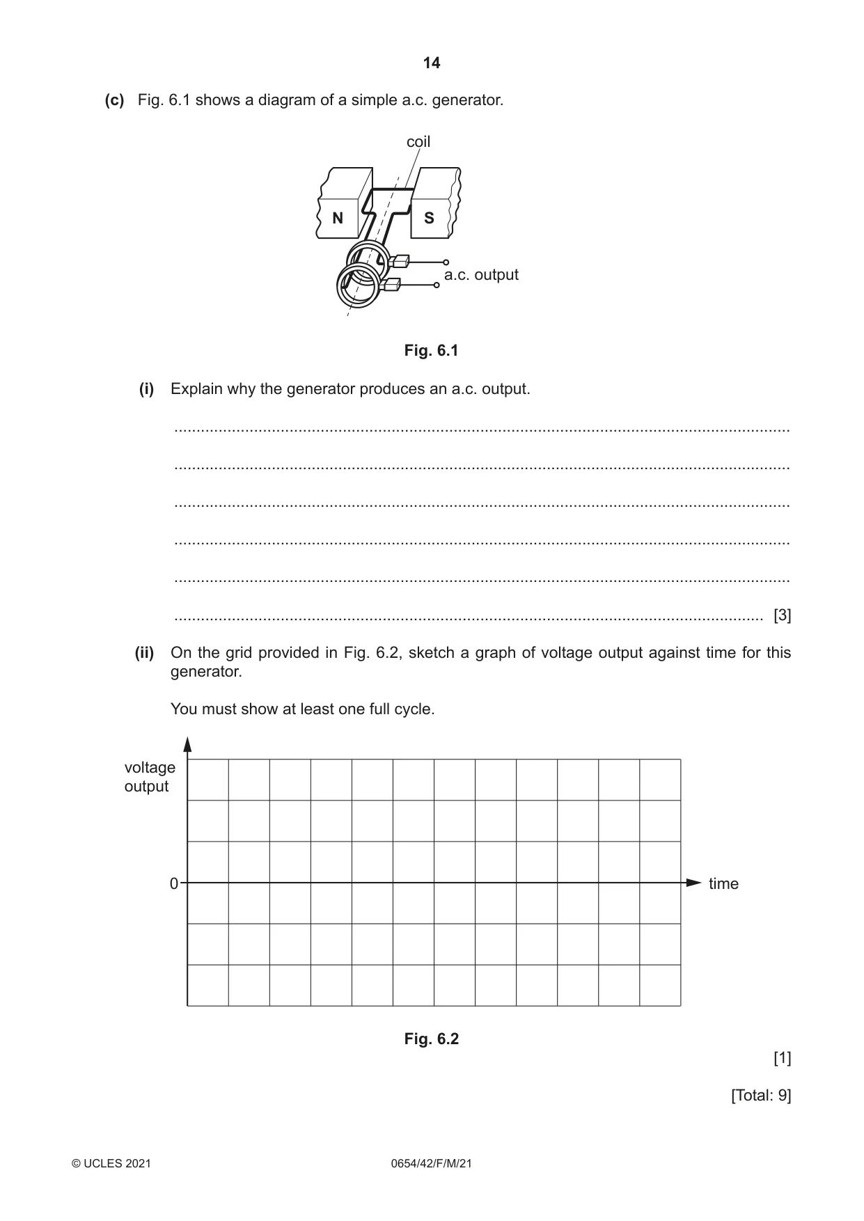 Cambridge IGCSE Sciences - Co-ordinated (Double) 0654 2021 Feb/March Paper 4 · Variant 2 question paper, page 14 of 28