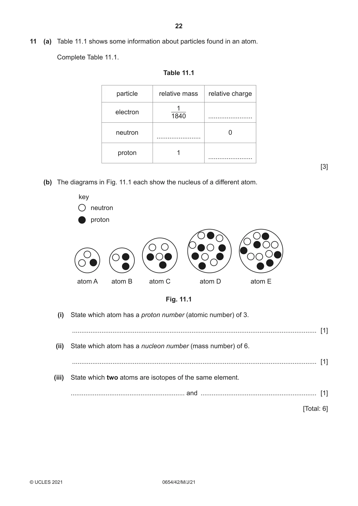 Cambridge IGCSE Sciences - Co-ordinated (Double) 0654 2021 May/June Paper 4 · Variant 2 question paper, page 22 of 28