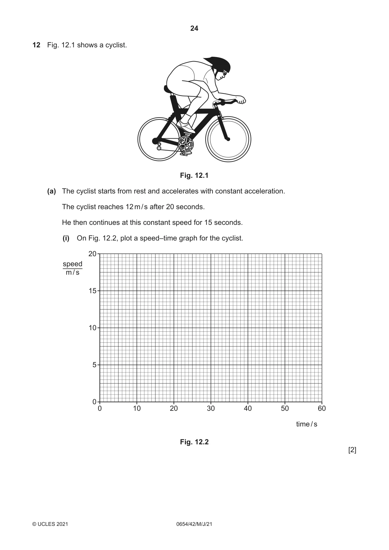 Cambridge IGCSE Sciences - Co-ordinated (Double) 0654 2021 May/June Paper 4 · Variant 2 question paper, page 24 of 28