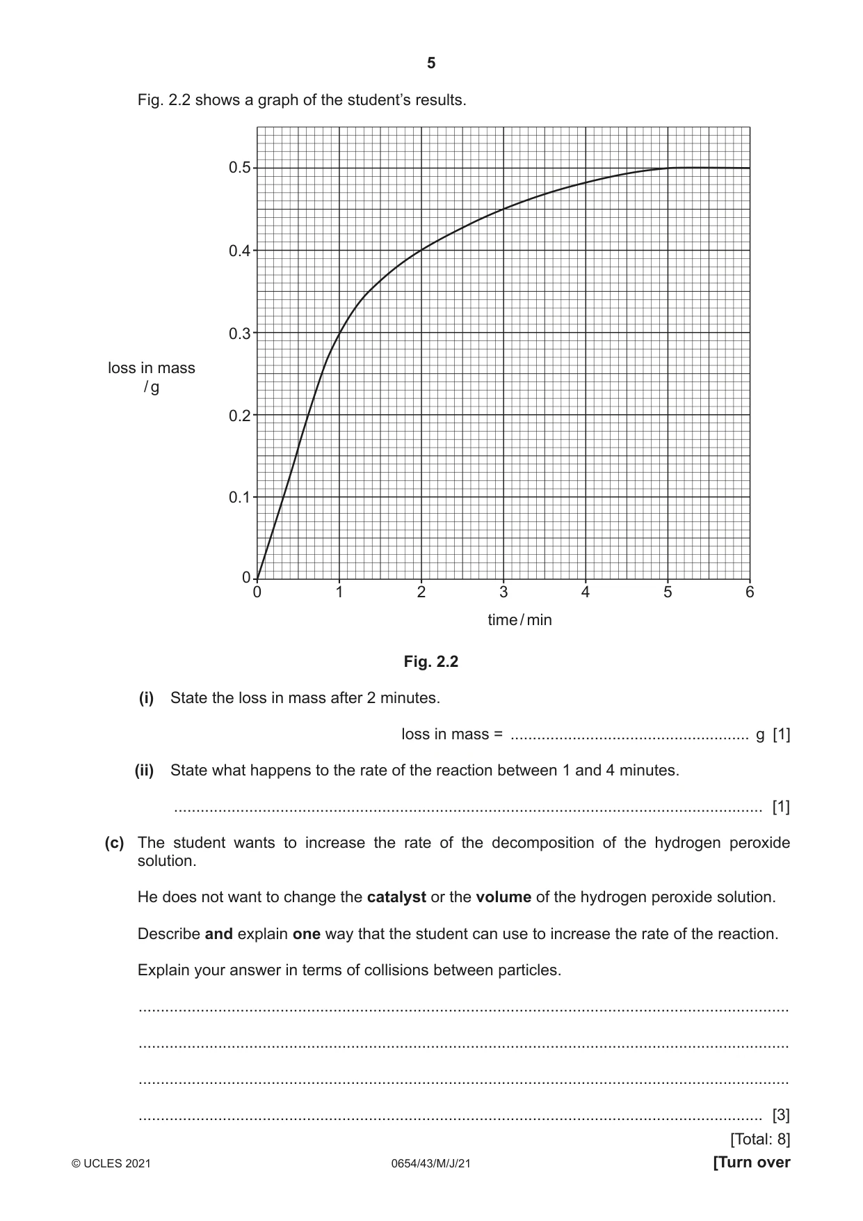 Cambridge IGCSE Sciences - Co-ordinated (Double) 0654 2021 May/June Paper 4 · Variant 3 question paper, page 5 of 28