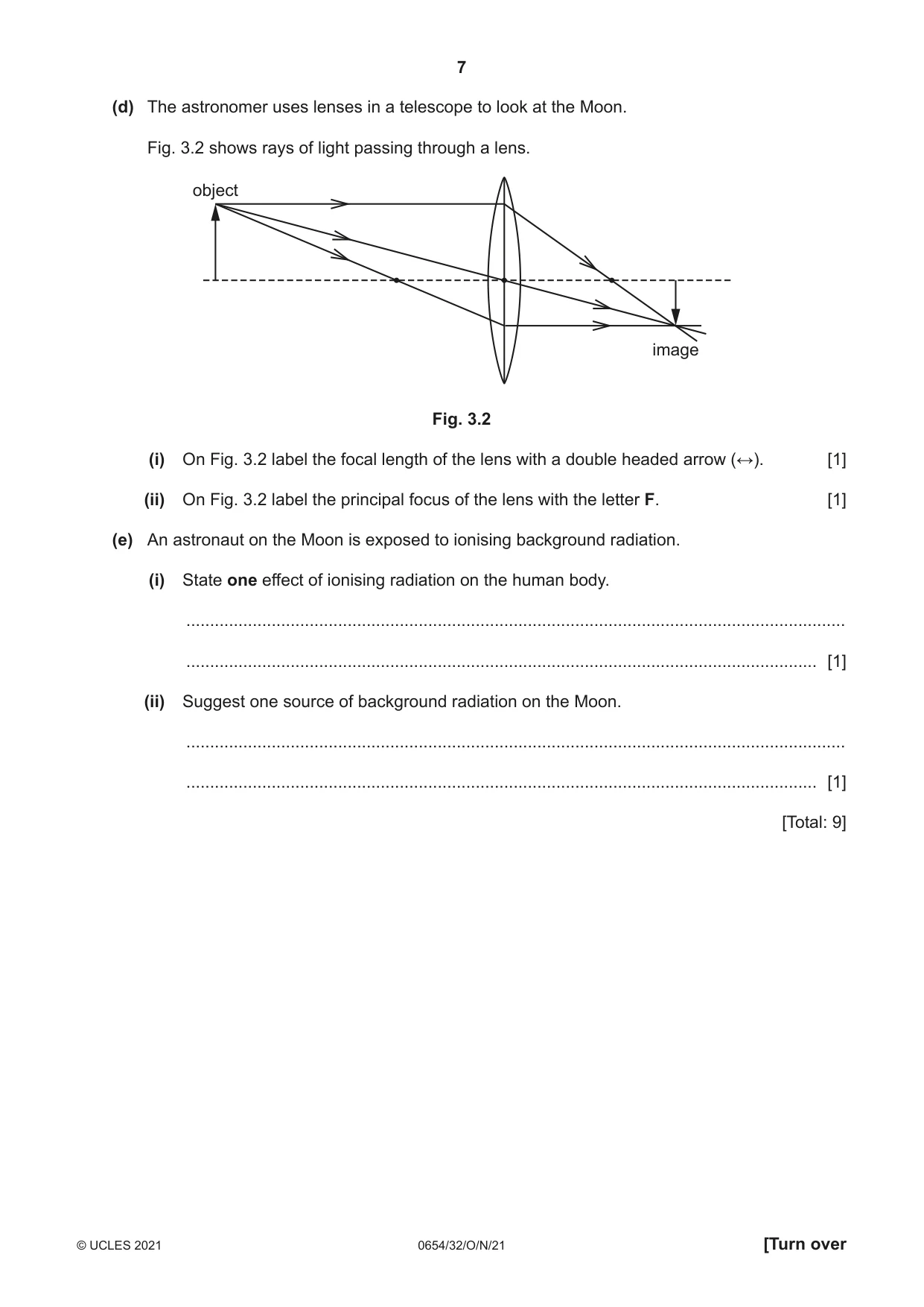 Cambridge IGCSE Sciences - Co-ordinated (Double) 0654 2021 Oct/Nov Paper 3 · Variant 2 question paper, page 7 of 28