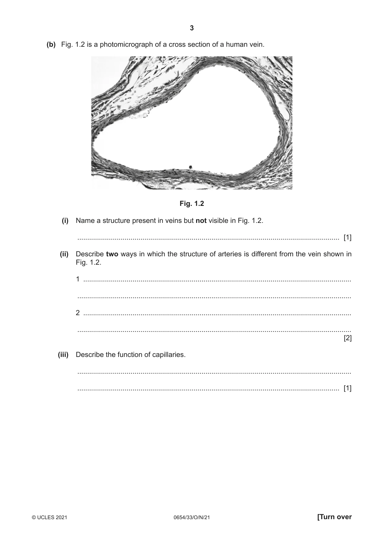 Cambridge IGCSE Sciences - Co-ordinated (Double) 0654 2021 Oct/Nov Paper 3 · Variant 3 question paper, page 3 of 28