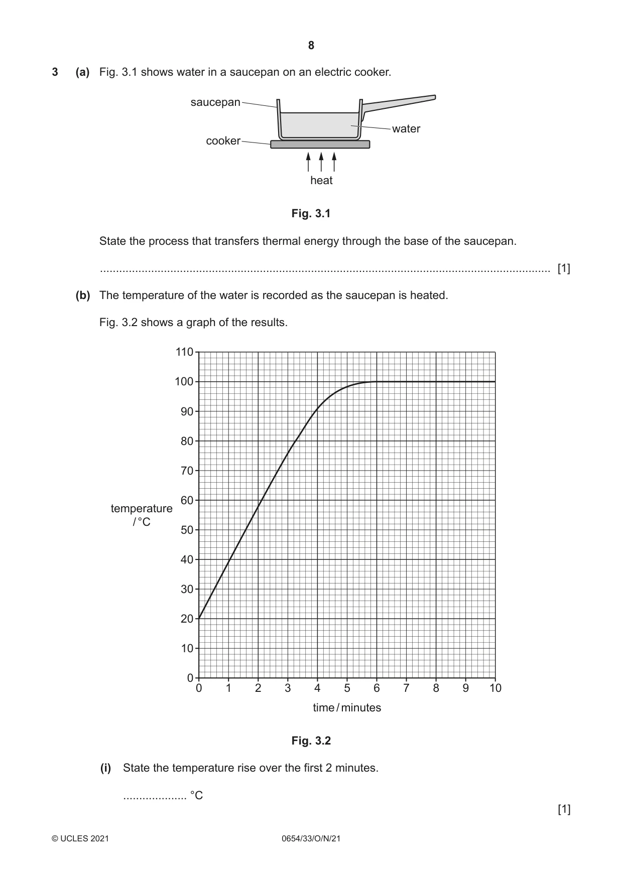Cambridge IGCSE Sciences - Co-ordinated (Double) 0654 2021 Oct/Nov Paper 3 · Variant 3 question paper, page 8 of 28