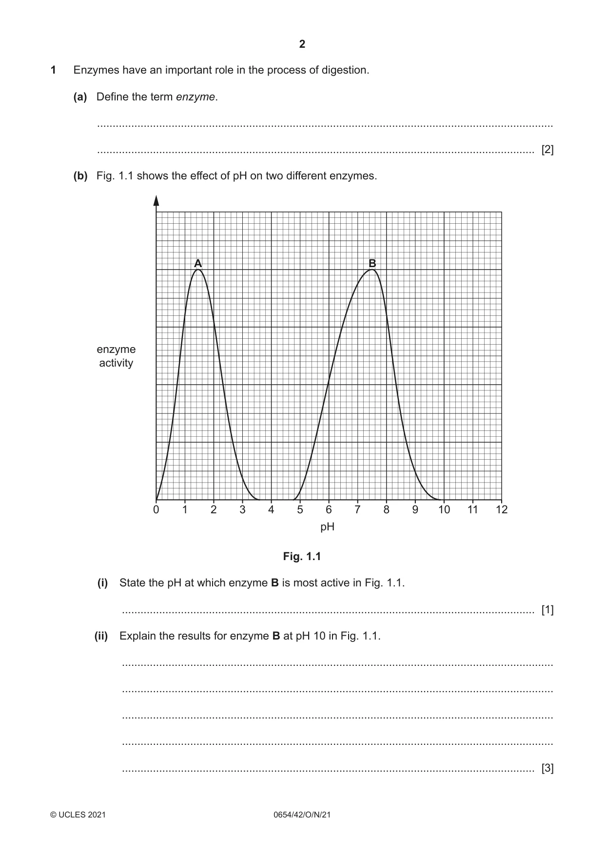 Cambridge IGCSE Sciences - Co-ordinated (Double) 0654 2021 Oct/Nov Paper 4 · Variant 2 question paper, page 2 of 28