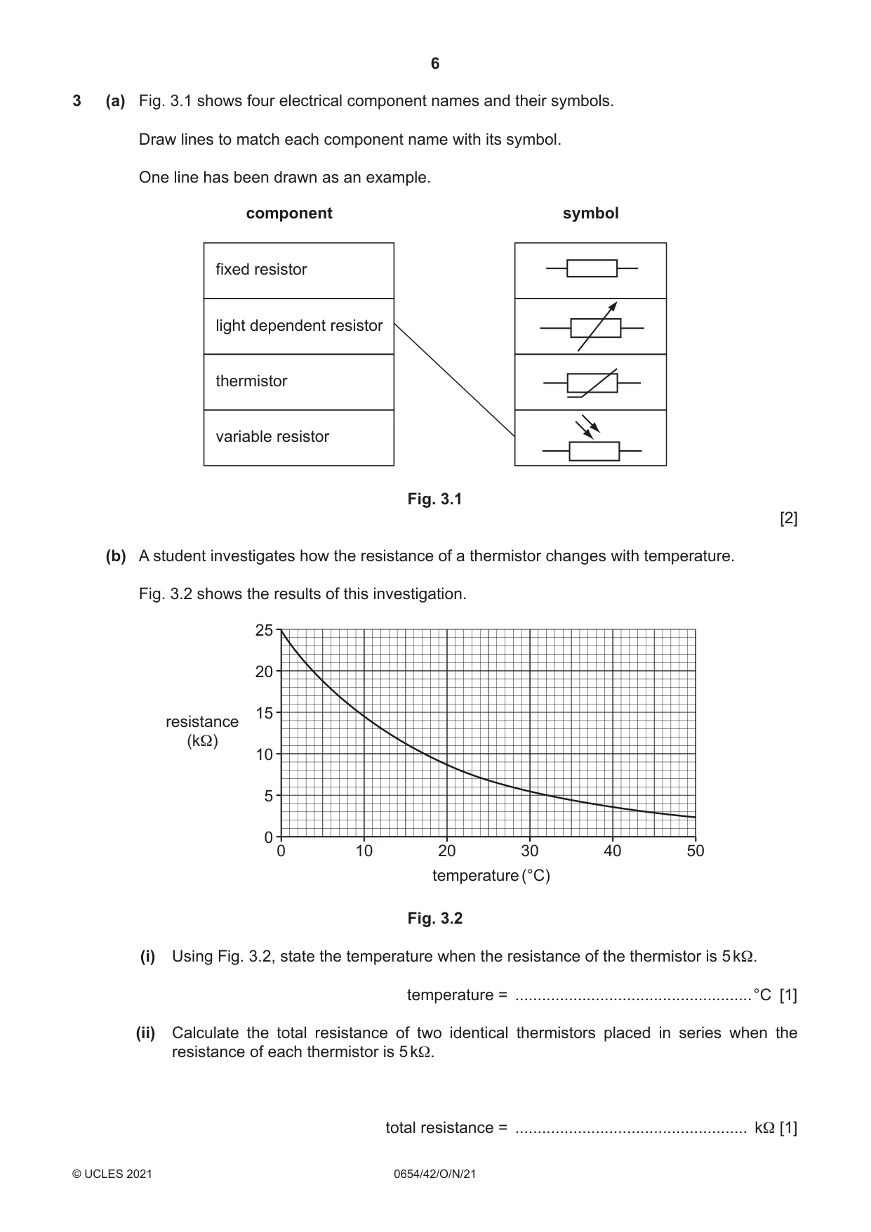 Cambridge IGCSE Sciences - Co-ordinated (Double) 0654 2021 Oct/Nov Paper 4 · Variant 2 question paper, page 6 of 28