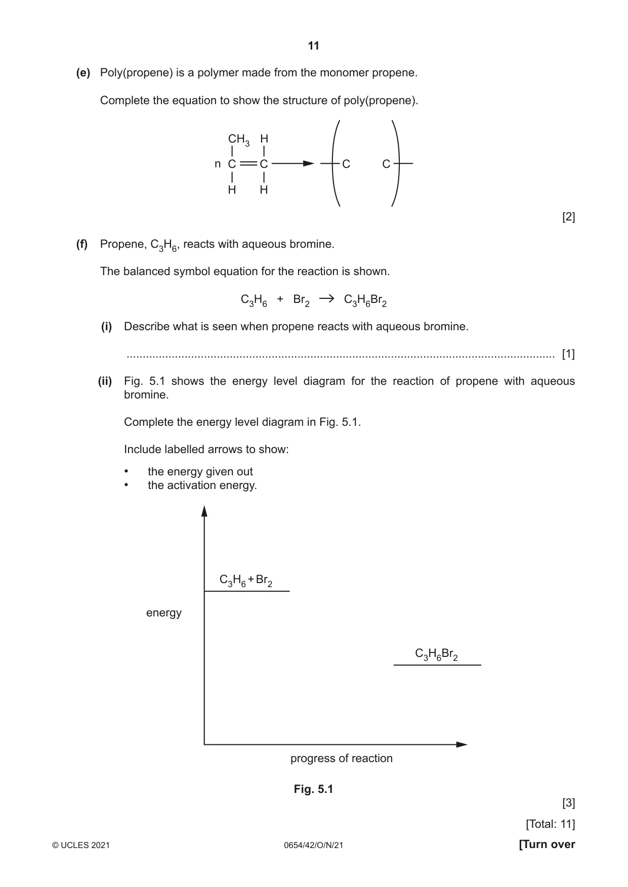 Cambridge IGCSE Sciences - Co-ordinated (Double) 0654 2021 Oct/Nov Paper 4 · Variant 2 question paper, page 11 of 28