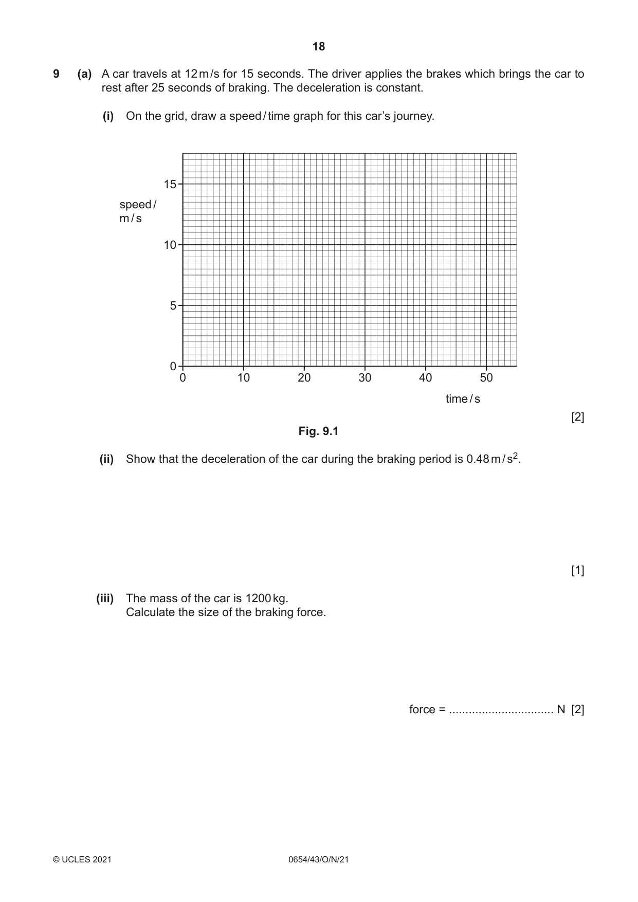 Cambridge IGCSE Sciences - Co-ordinated (Double) 0654 2021 Oct/Nov Paper 4 · Variant 3 question paper, page 18 of 28
