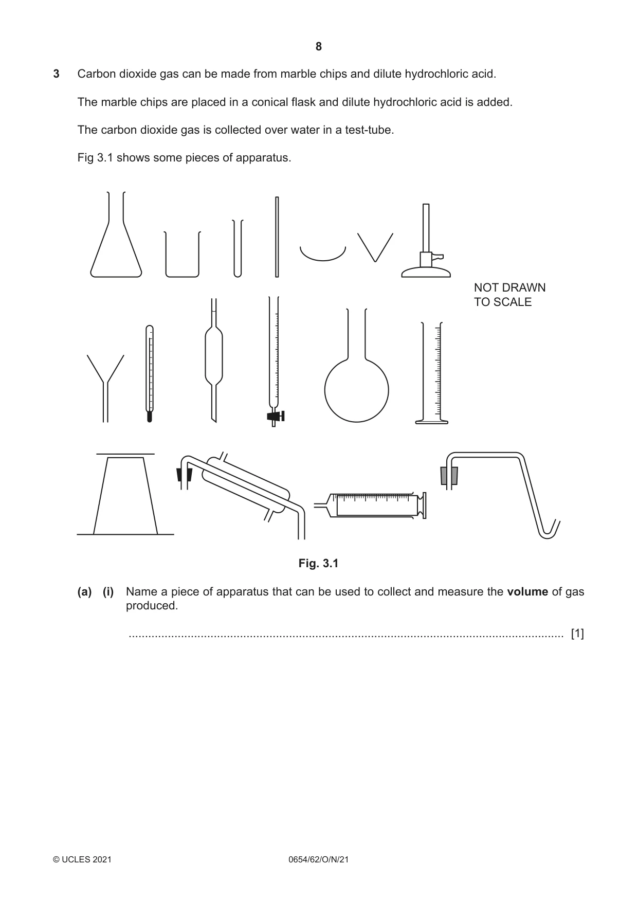 Cambridge IGCSE Sciences - Co-ordinated (Double) 0654 2021 Oct/Nov Paper 6 · Variant 2 question paper, page 8 of 20