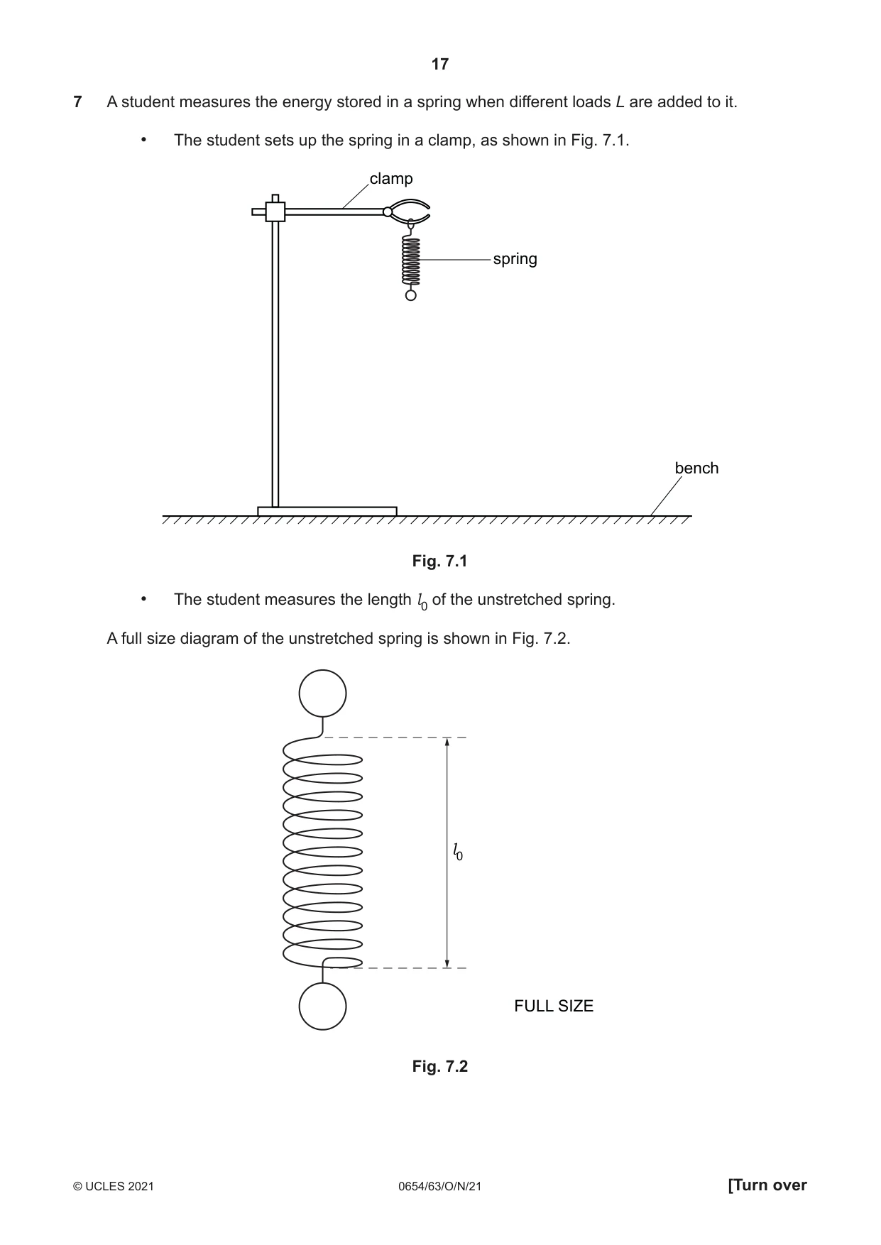 Cambridge IGCSE Sciences - Co-ordinated (Double) 0654 2021 Oct/Nov Paper 6 · Variant 3 question paper, page 17 of 20