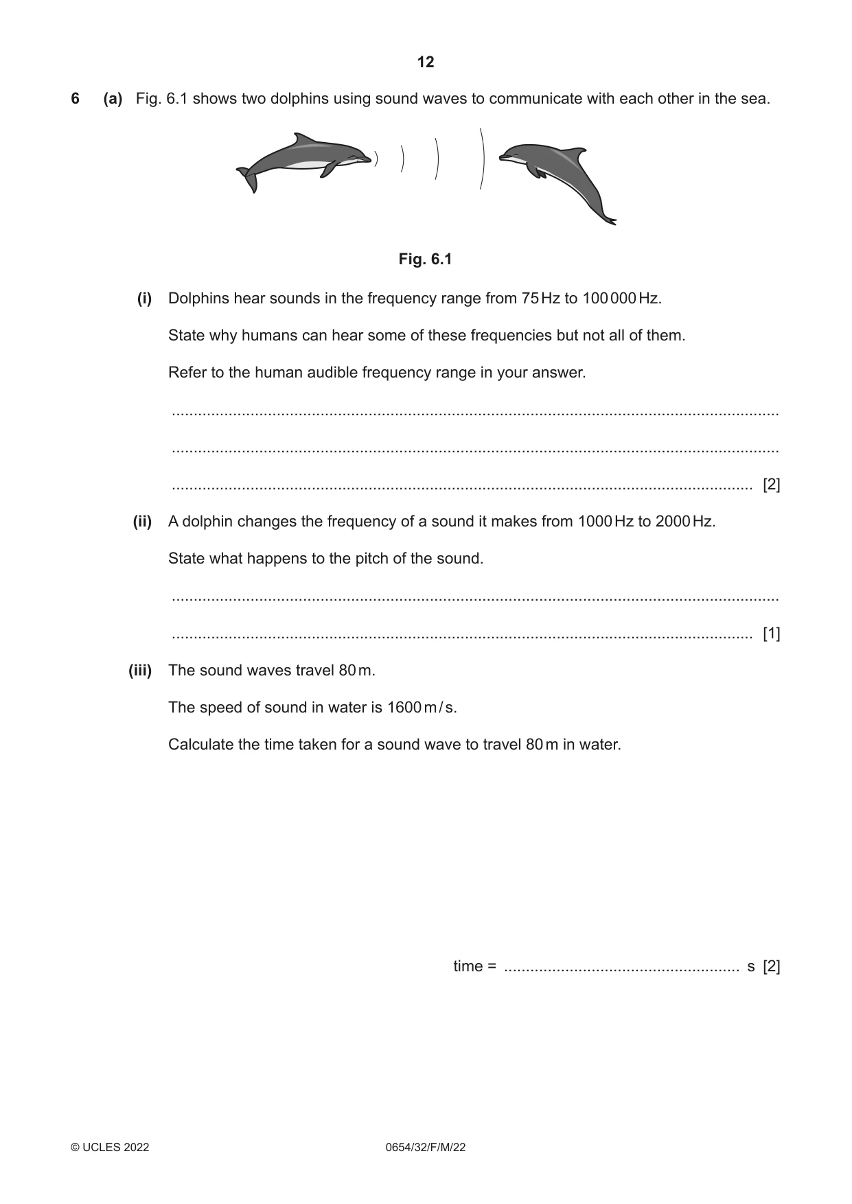 Cambridge IGCSE Sciences - Co-ordinated (Double) 0654 2022 Feb/March Paper 3 · Variant 2 question paper, page 12 of 28