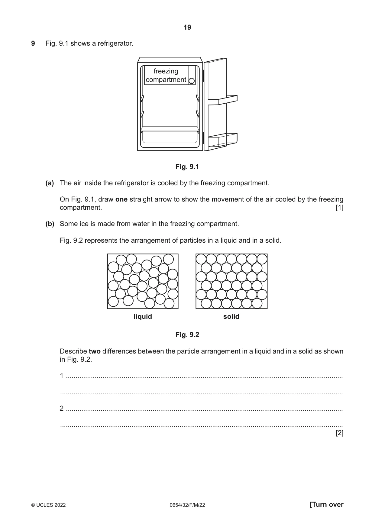Cambridge IGCSE Sciences - Co-ordinated (Double) 0654 2022 Feb/March Paper 3 · Variant 2 question paper, page 19 of 28