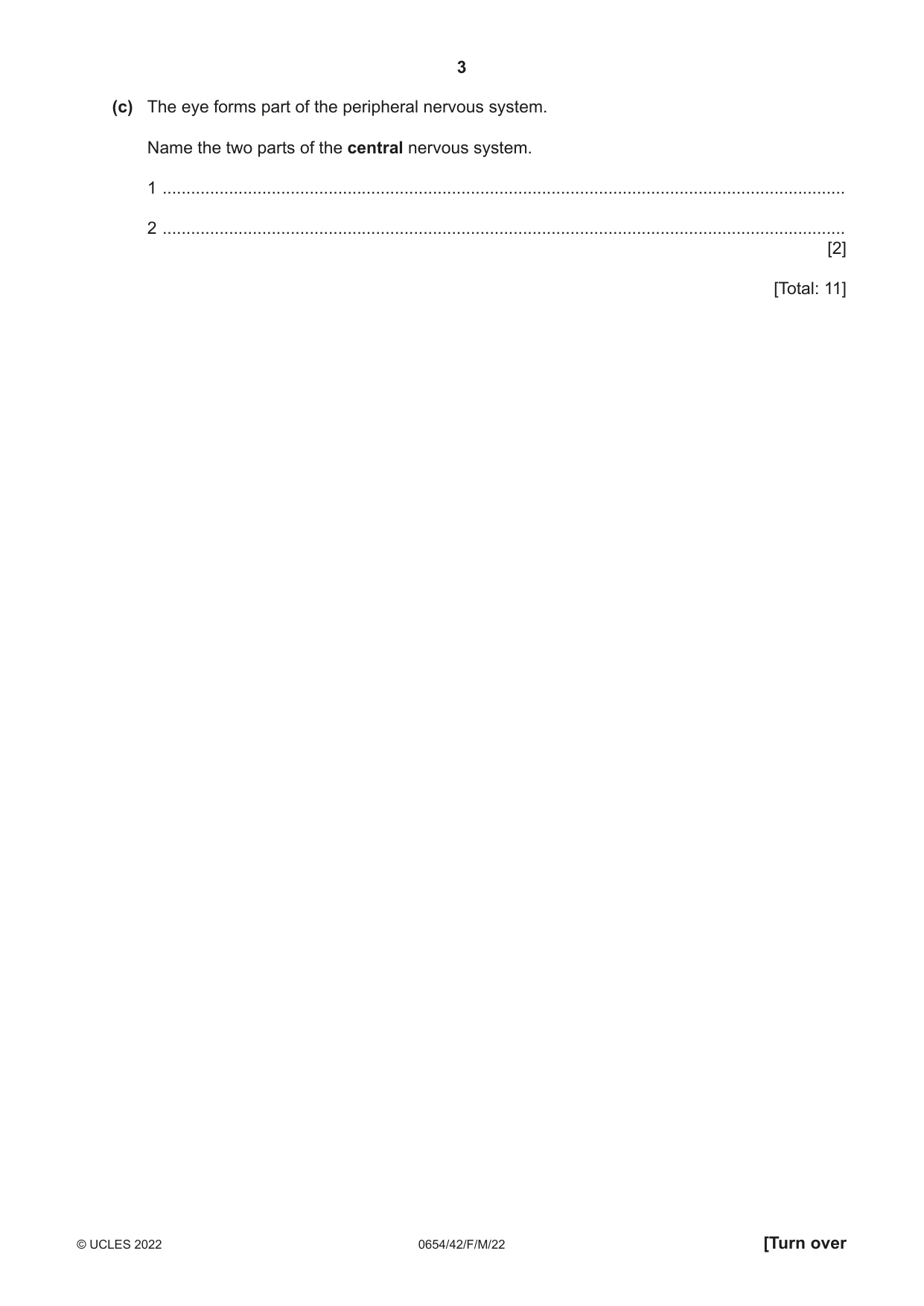 Cambridge IGCSE Sciences - Co-ordinated (Double) 0654 2022 Feb/March Paper 4 · Variant 2 question paper, page 3 of 28