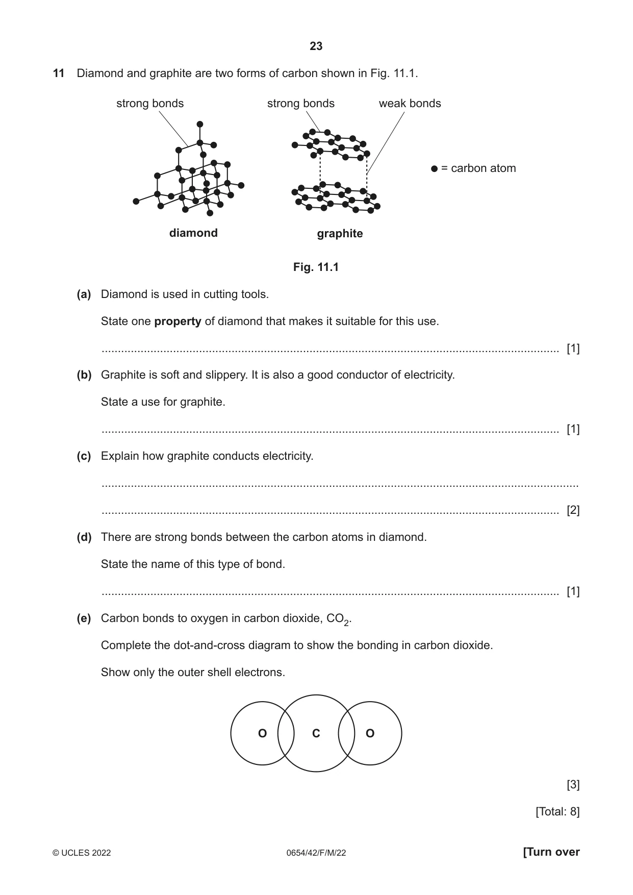 Cambridge IGCSE Sciences - Co-ordinated (Double) 0654 2022 Feb/March Paper 4 · Variant 2 question paper, page 23 of 28