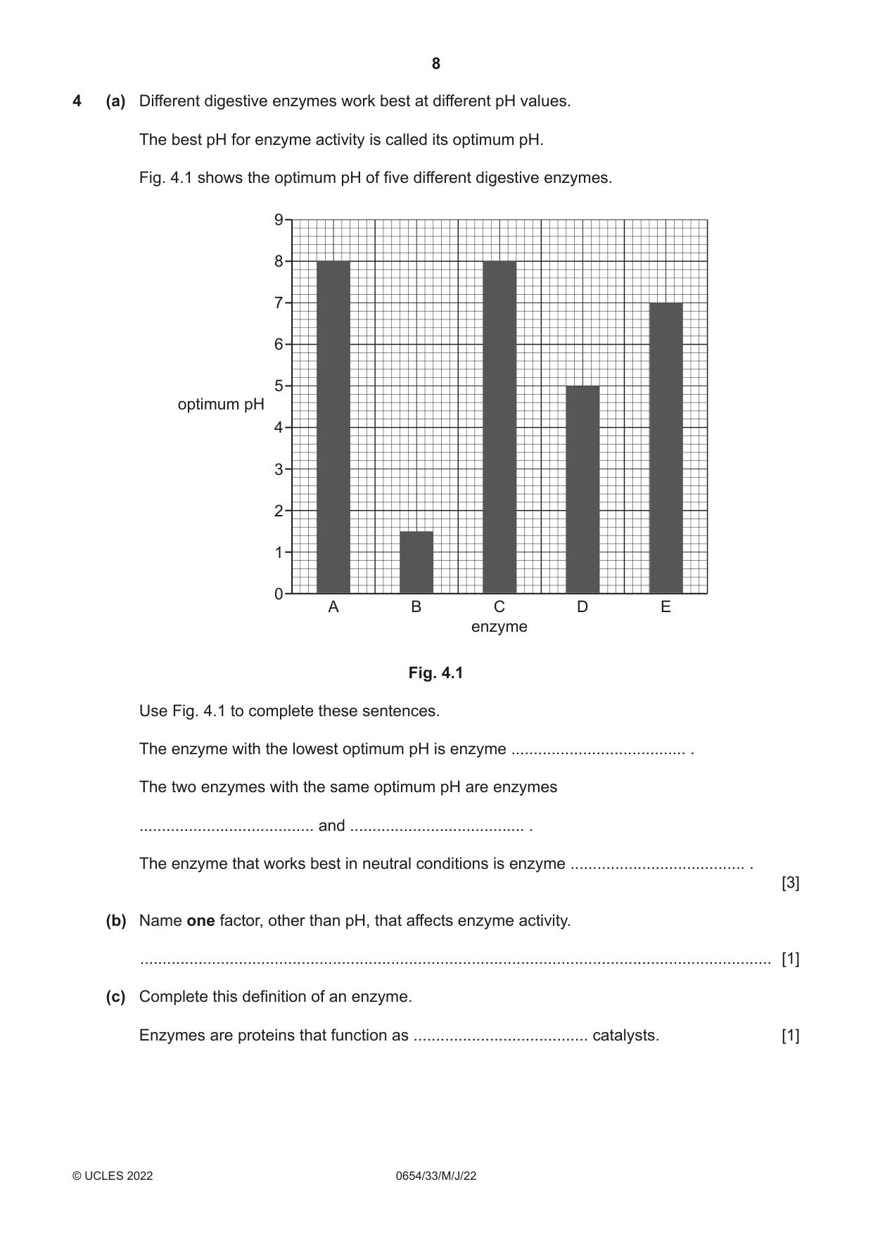 Cambridge IGCSE Sciences - Co-ordinated (Double) 0654 2022 May/June Paper 3 · Variant 3 question paper, page 8 of 32