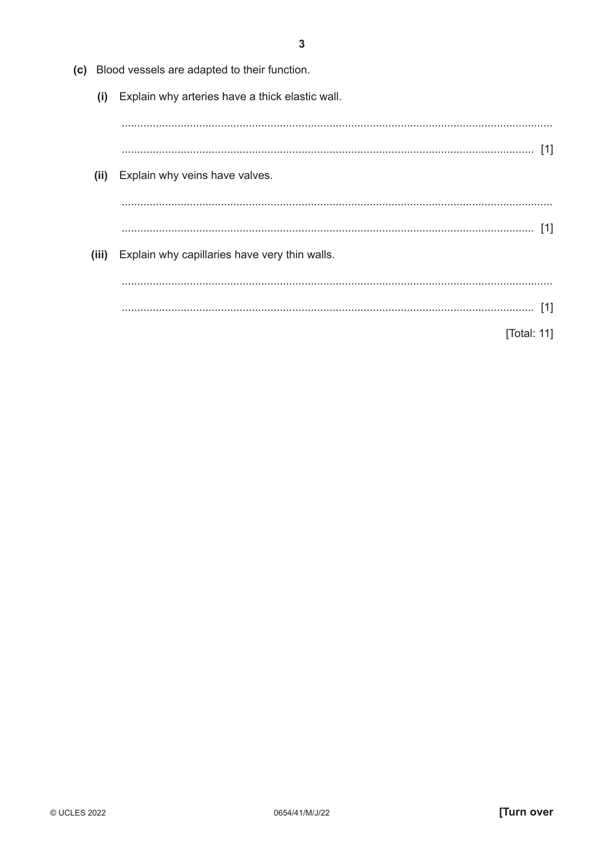 Cambridge IGCSE Sciences - Co-ordinated (Double) 0654 2022 May/June Paper 4 · Variant 1 question paper, page 3 of 36
