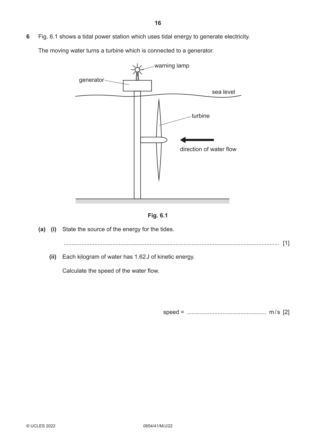 Cambridge IGCSE Sciences - Co-ordinated (Double) 0654 2022 May/June Paper 4 · Variant 1 question paper, page 16 of 36