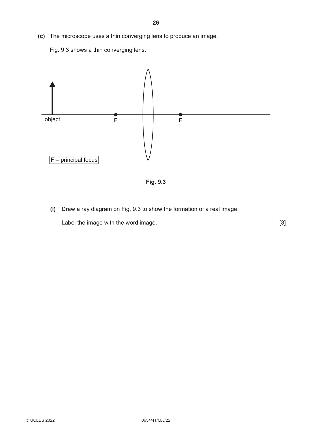 Cambridge IGCSE Sciences - Co-ordinated (Double) 0654 2022 May/June Paper 4 · Variant 1 question paper, page 26 of 36