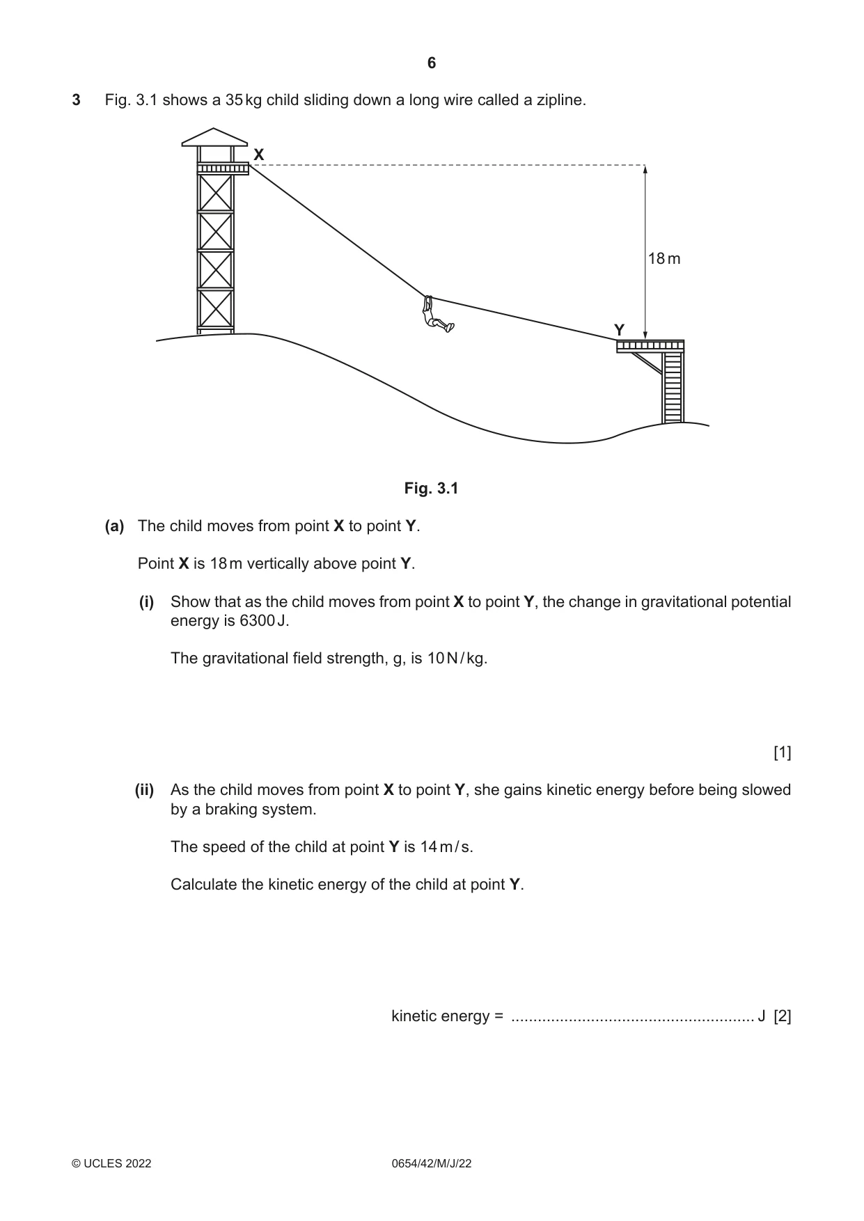 Cambridge IGCSE Sciences - Co-ordinated (Double) 0654 2022 May/June Paper 4 · Variant 2 question paper, page 6 of 28