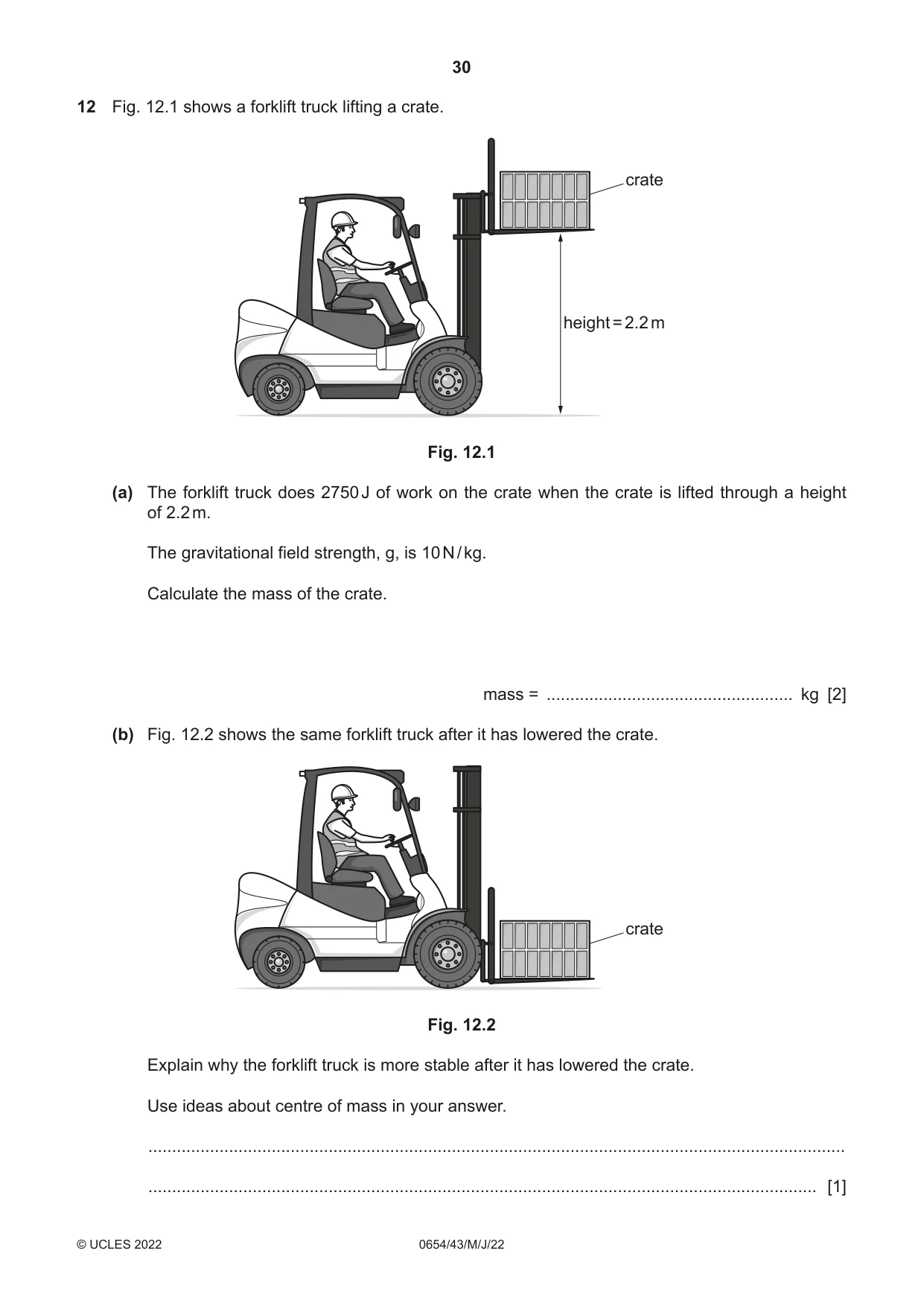 Cambridge IGCSE Sciences - Co-ordinated (Double) 0654 2022 May/June Paper 4 · Variant 3 question paper, page 30 of 36