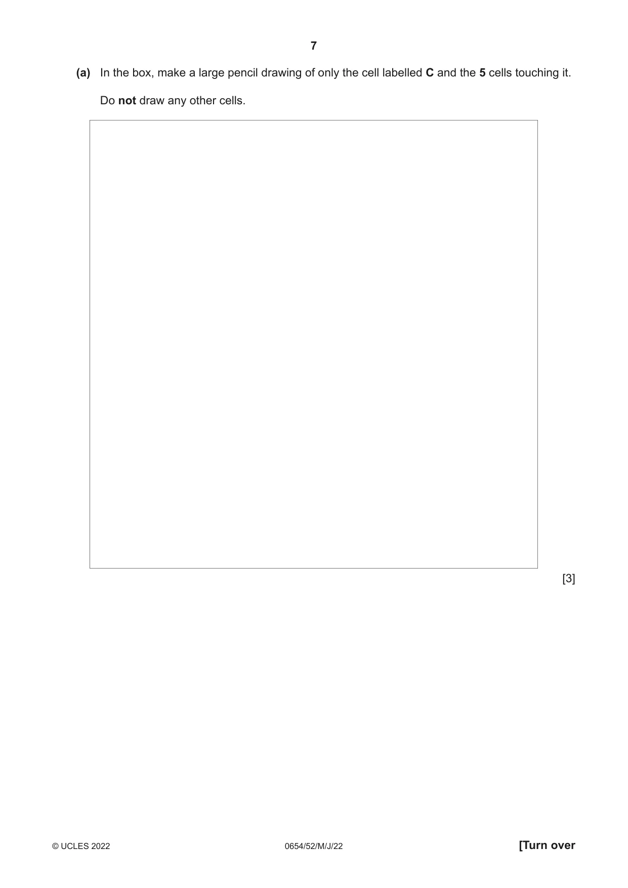 Cambridge IGCSE Sciences - Co-ordinated (Double) 0654 2022 May/June Paper 5 · Variant 2 question paper, page 7 of 20