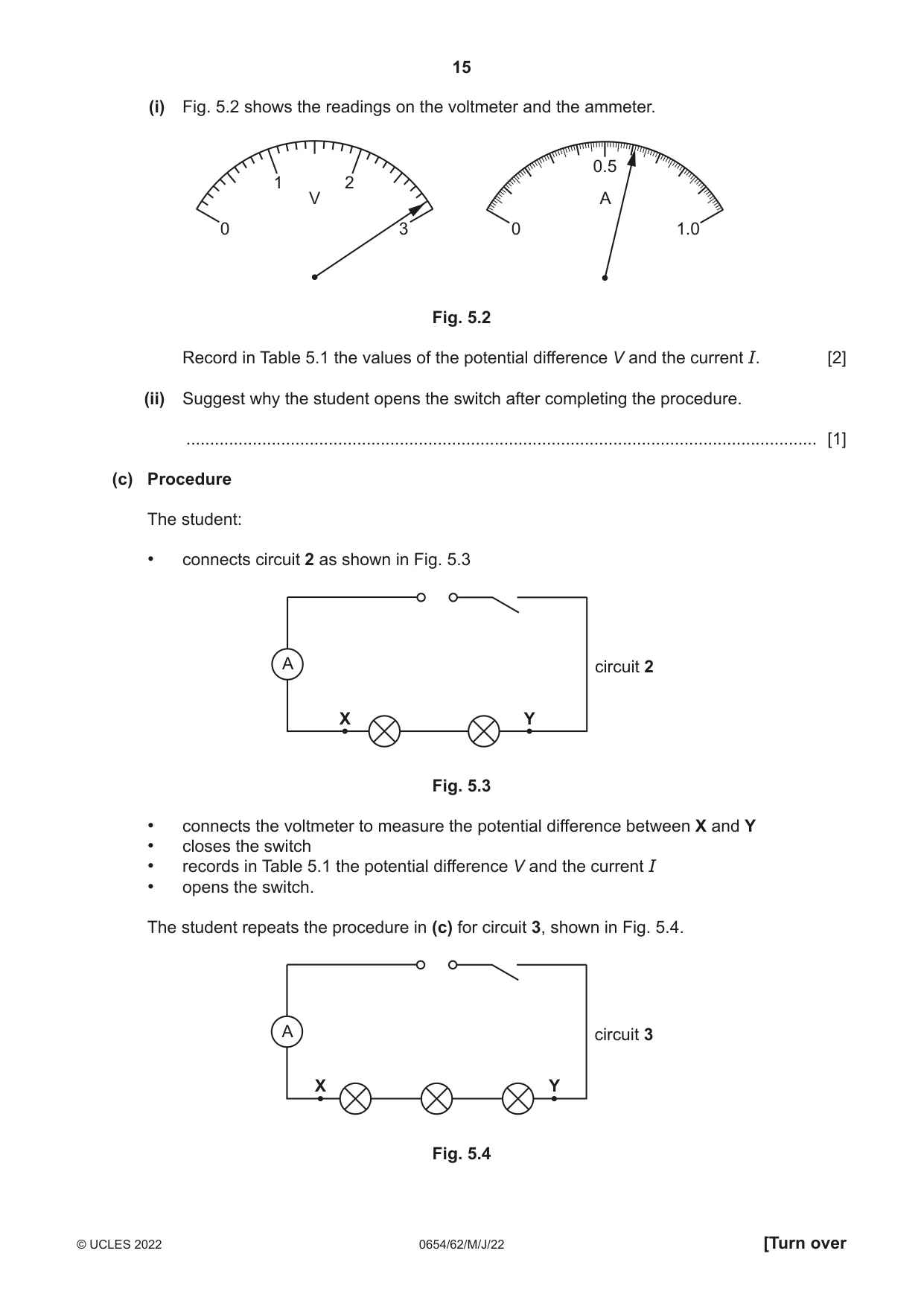 Cambridge IGCSE Sciences - Co-ordinated (Double) 0654 2022 May/June Paper 6 · Variant 2 question paper, page 15 of 20