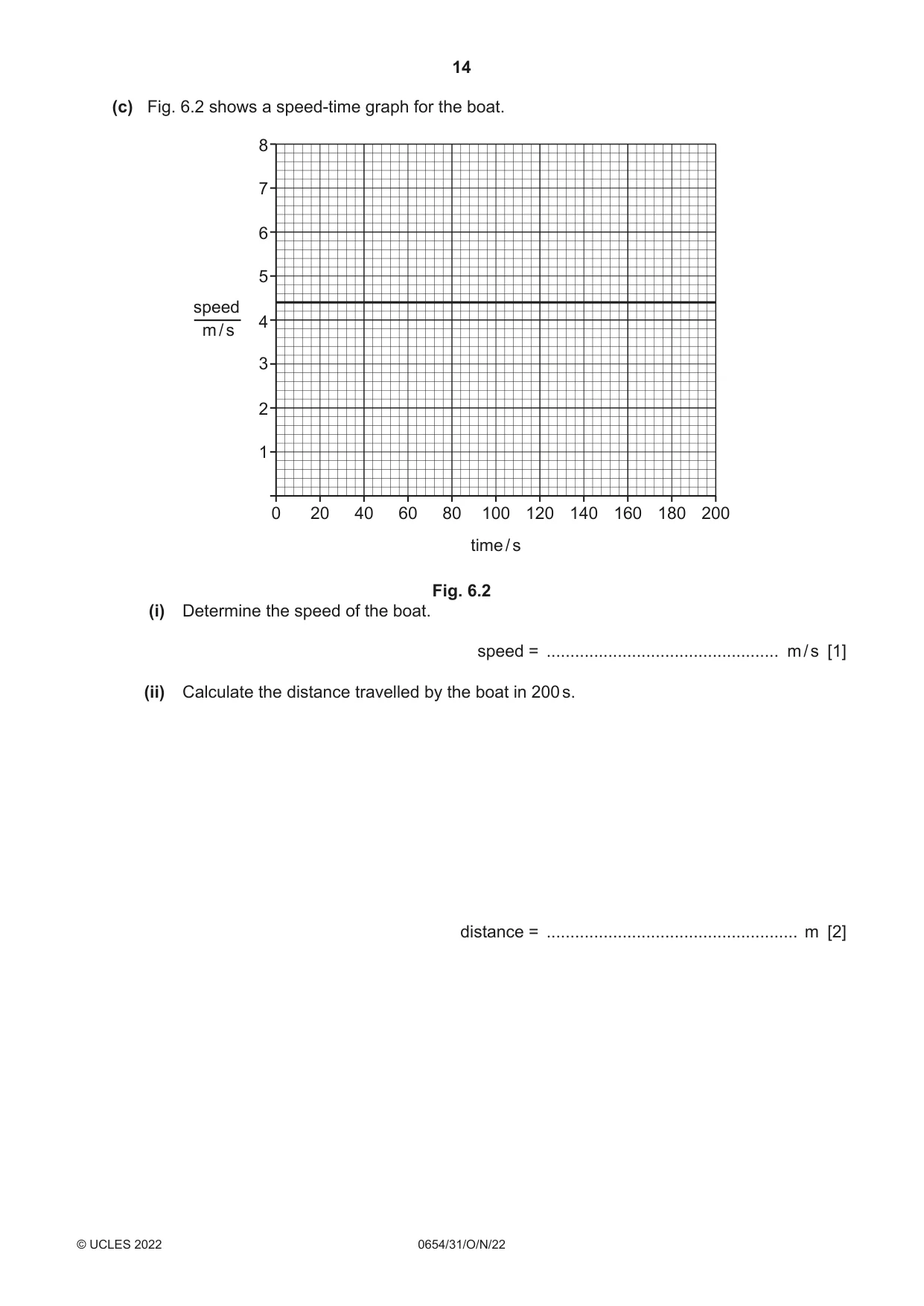 Cambridge IGCSE Sciences - Co-ordinated (Double) 0654 2022 Oct/Nov Paper 3 · Variant 1 question paper, page 14 of 28