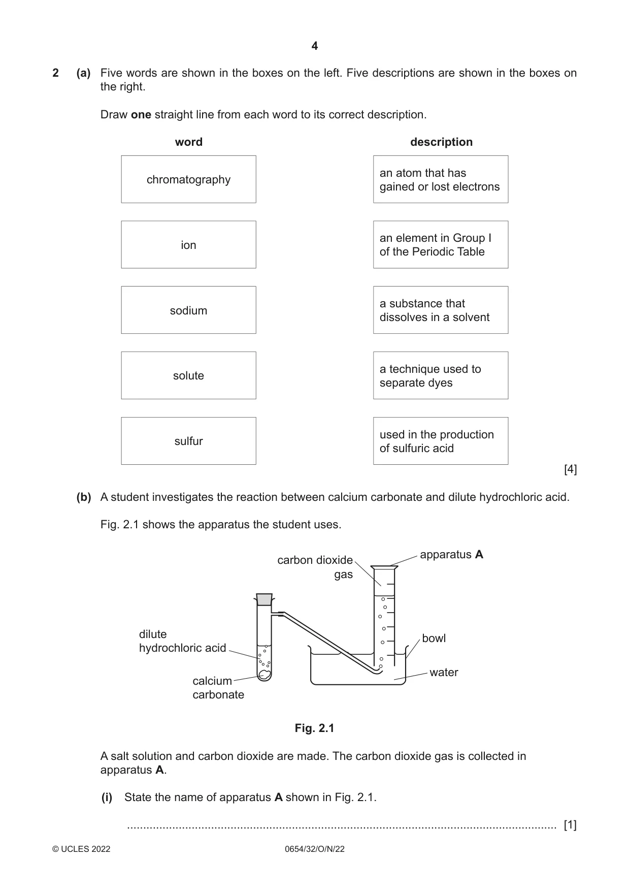 Cambridge IGCSE Sciences - Co-ordinated (Double) 0654 2022 Oct/Nov Paper 3 · Variant 2 question paper, page 4 of 28