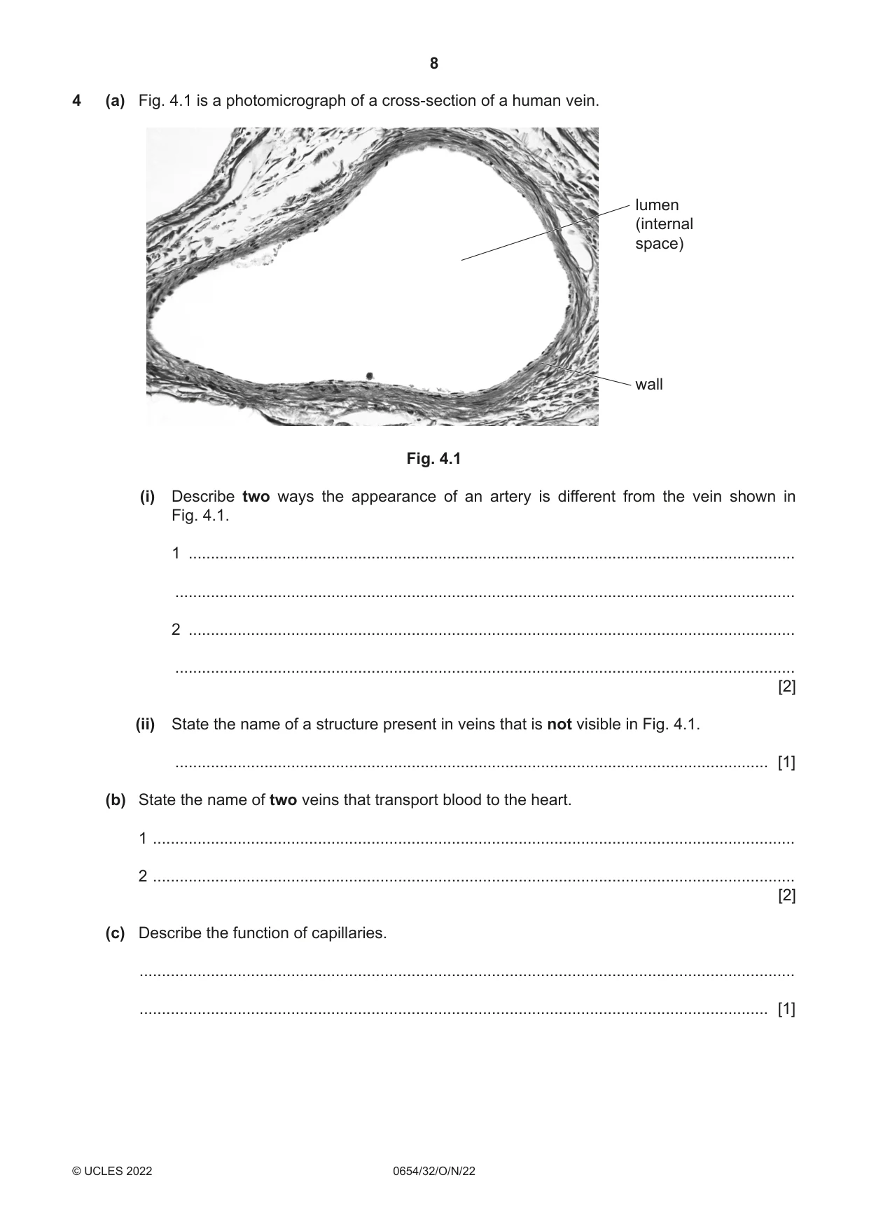 Cambridge IGCSE Sciences - Co-ordinated (Double) 0654 2022 Oct/Nov Paper 3 · Variant 2 question paper, page 8 of 28