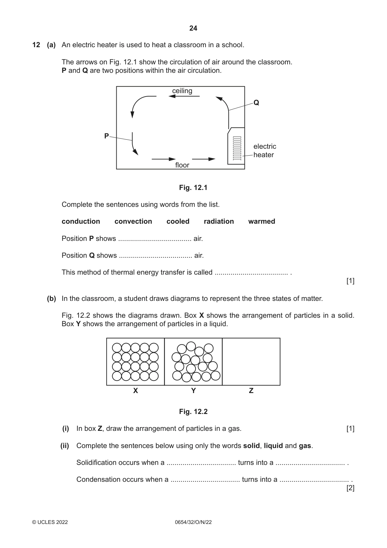 Cambridge IGCSE Sciences - Co-ordinated (Double) 0654 2022 Oct/Nov Paper 3 · Variant 2 question paper, page 24 of 28