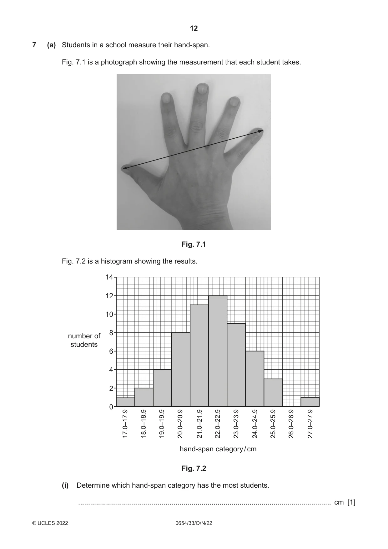 Cambridge IGCSE Sciences - Co-ordinated (Double) 0654 2022 Oct/Nov Paper 3 · Variant 3 question paper, page 12 of 28