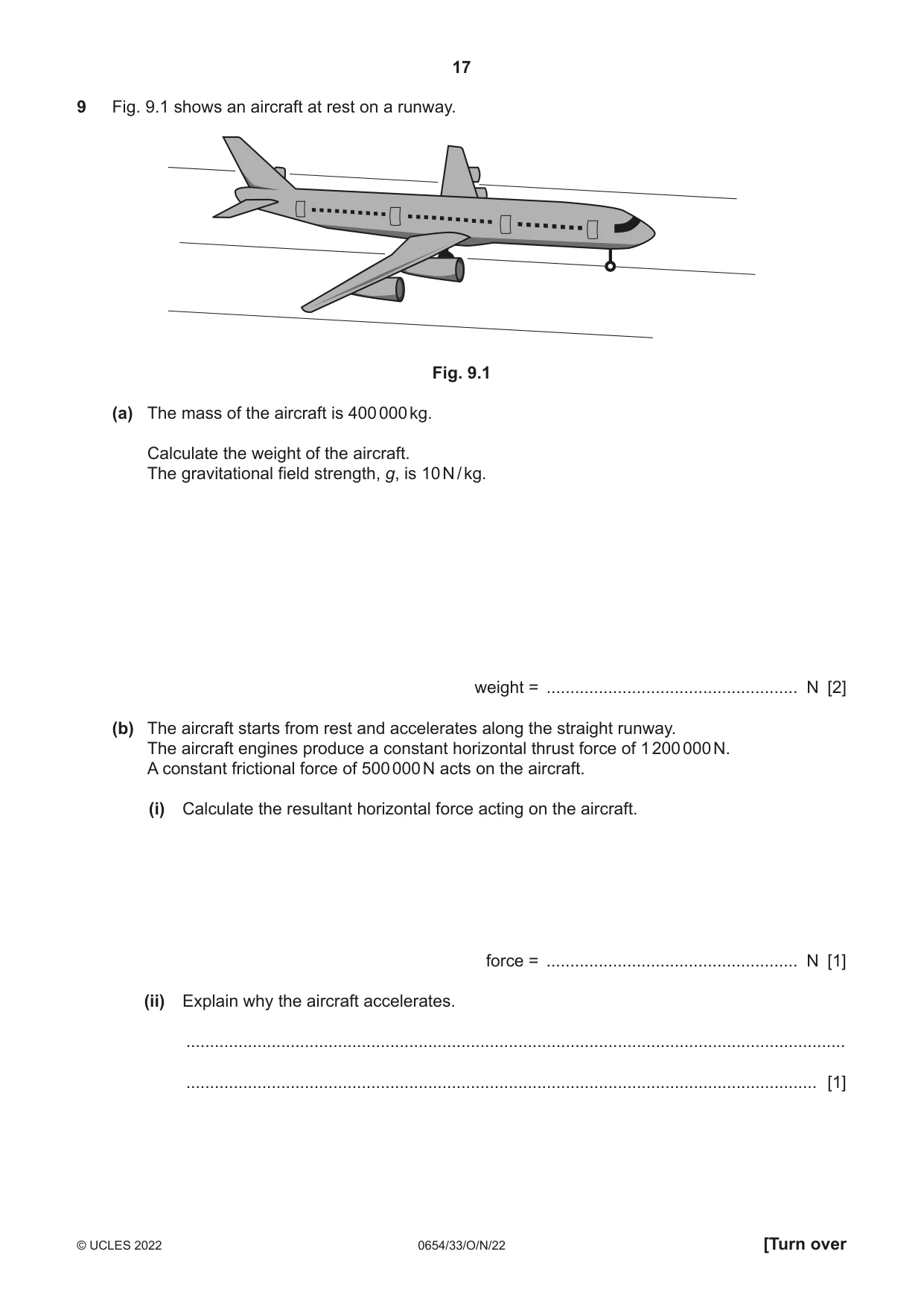 Cambridge IGCSE Sciences - Co-ordinated (Double) 0654 2022 Oct/Nov Paper 3 · Variant 3 question paper, page 17 of 28