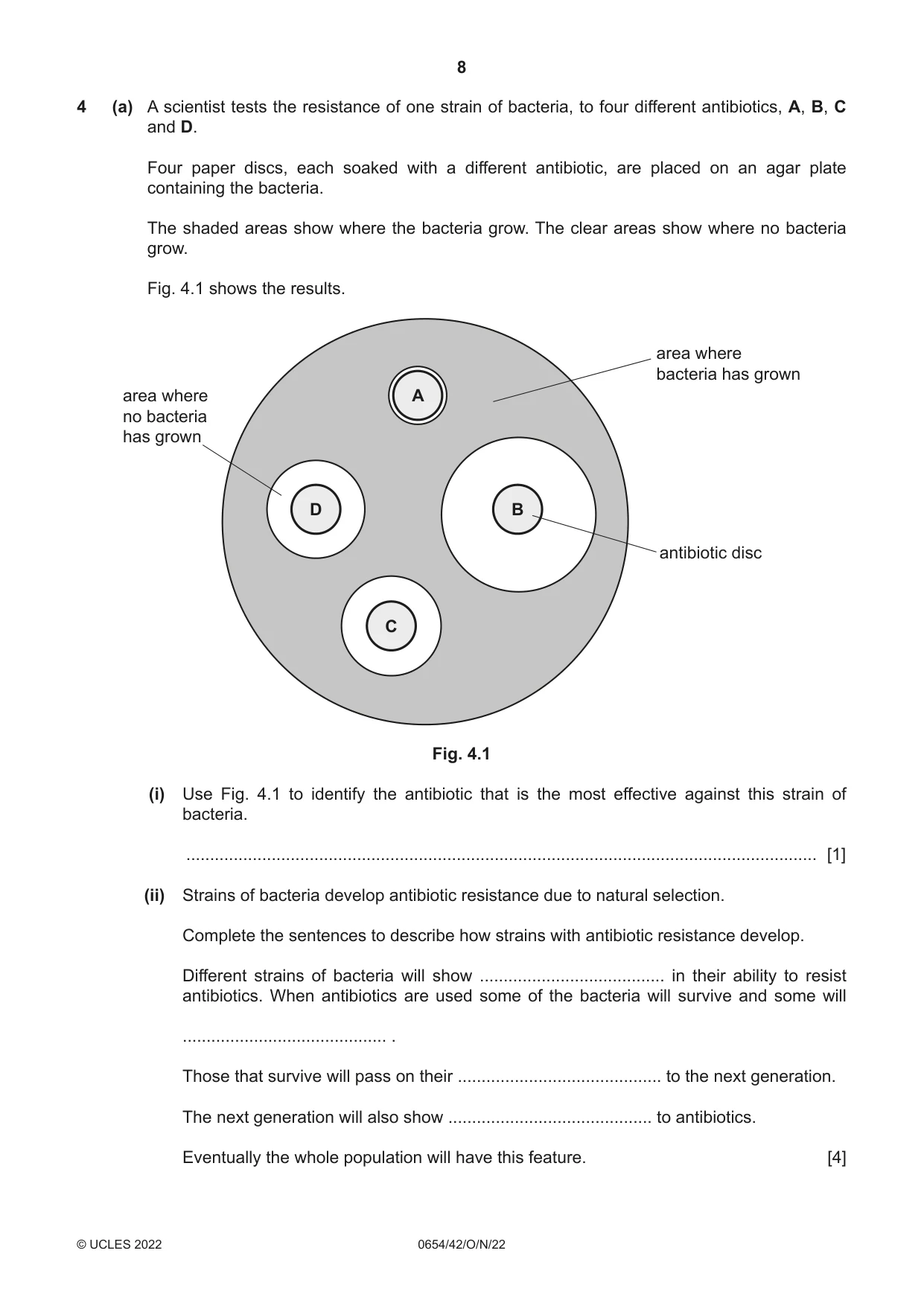 Cambridge IGCSE Sciences - Co-ordinated (Double) 0654 2022 Oct/Nov Paper 4 · Variant 2 question paper, page 8 of 28
