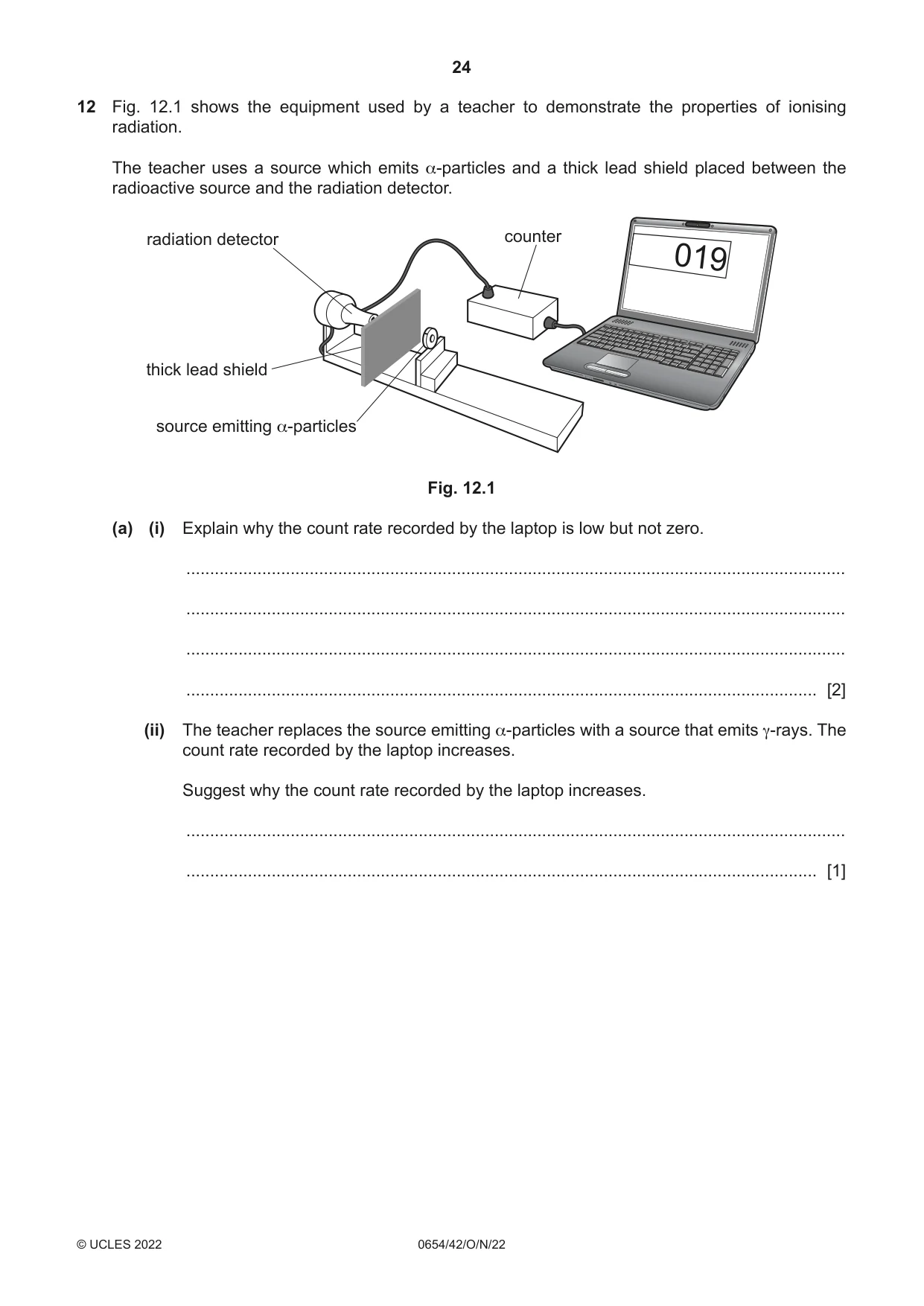 Cambridge IGCSE Sciences - Co-ordinated (Double) 0654 2022 Oct/Nov Paper 4 · Variant 2 question paper, page 24 of 28